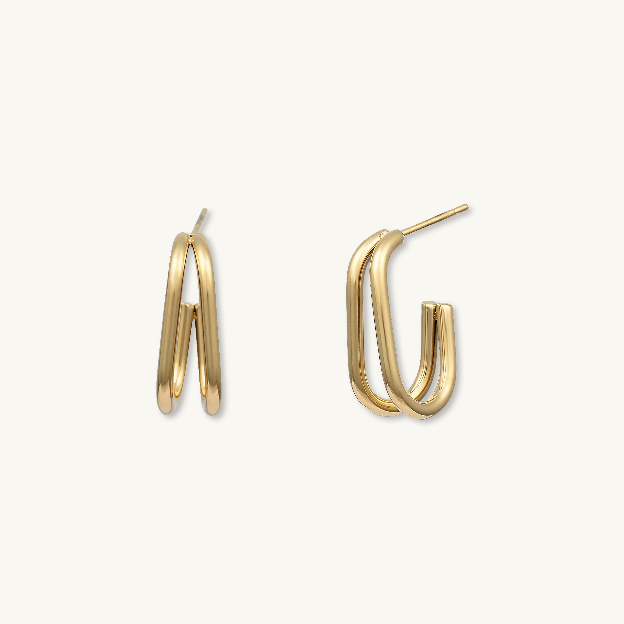 Paisley Double Huggie Earrings - Camile & Stone