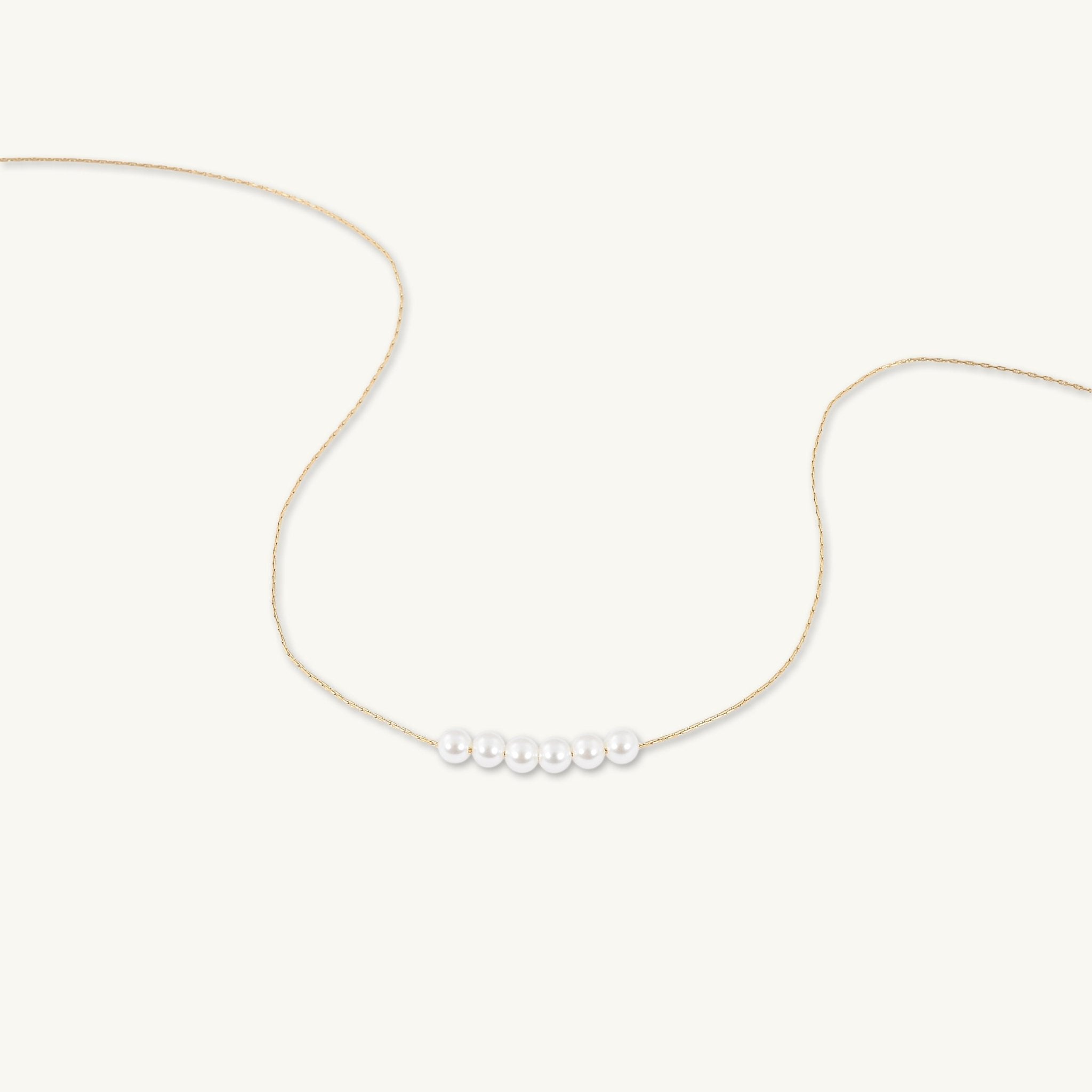 Pearl Boat Trace Necklace - Camile & Stone