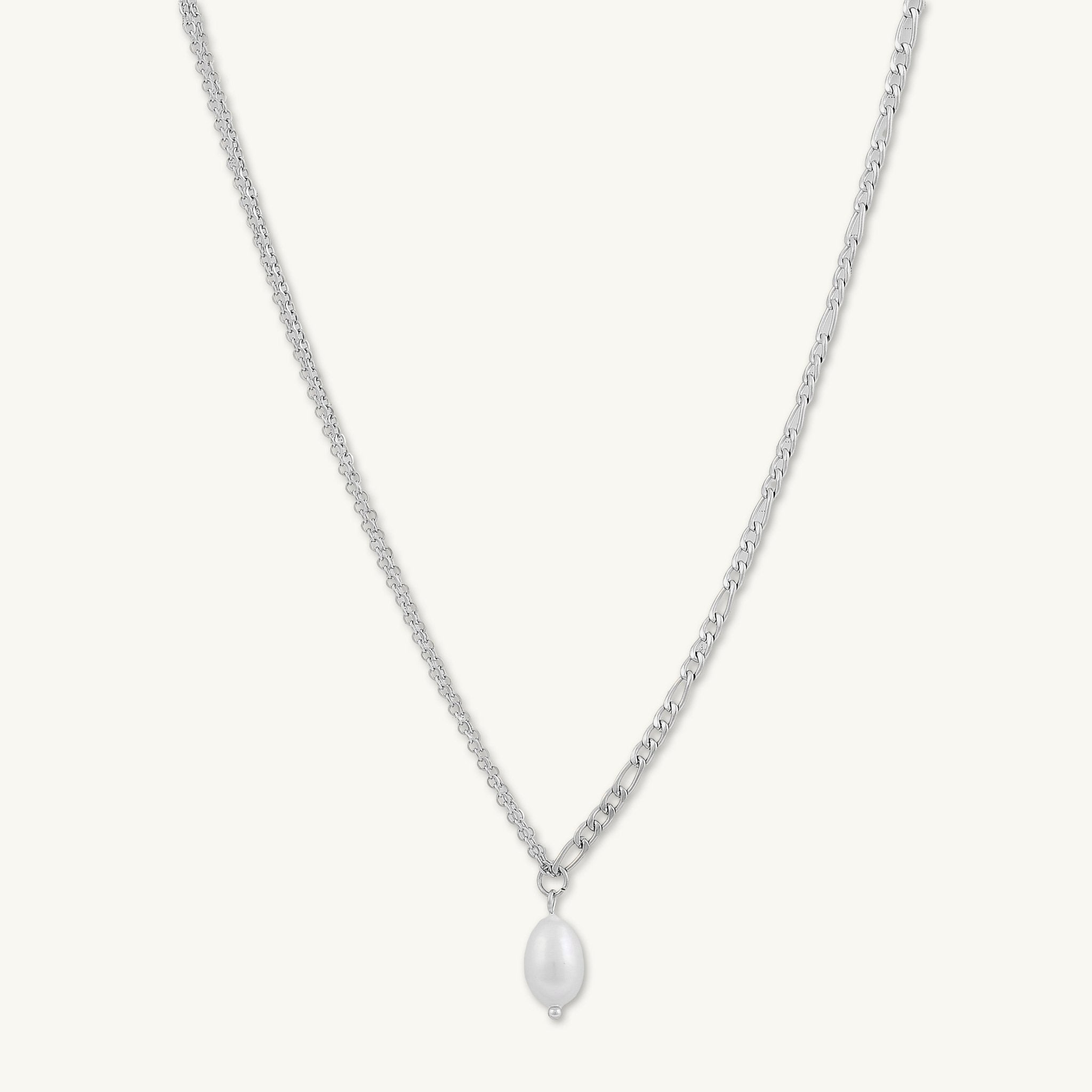 Pearl Figaro Chain Necklace - Camile & Stone