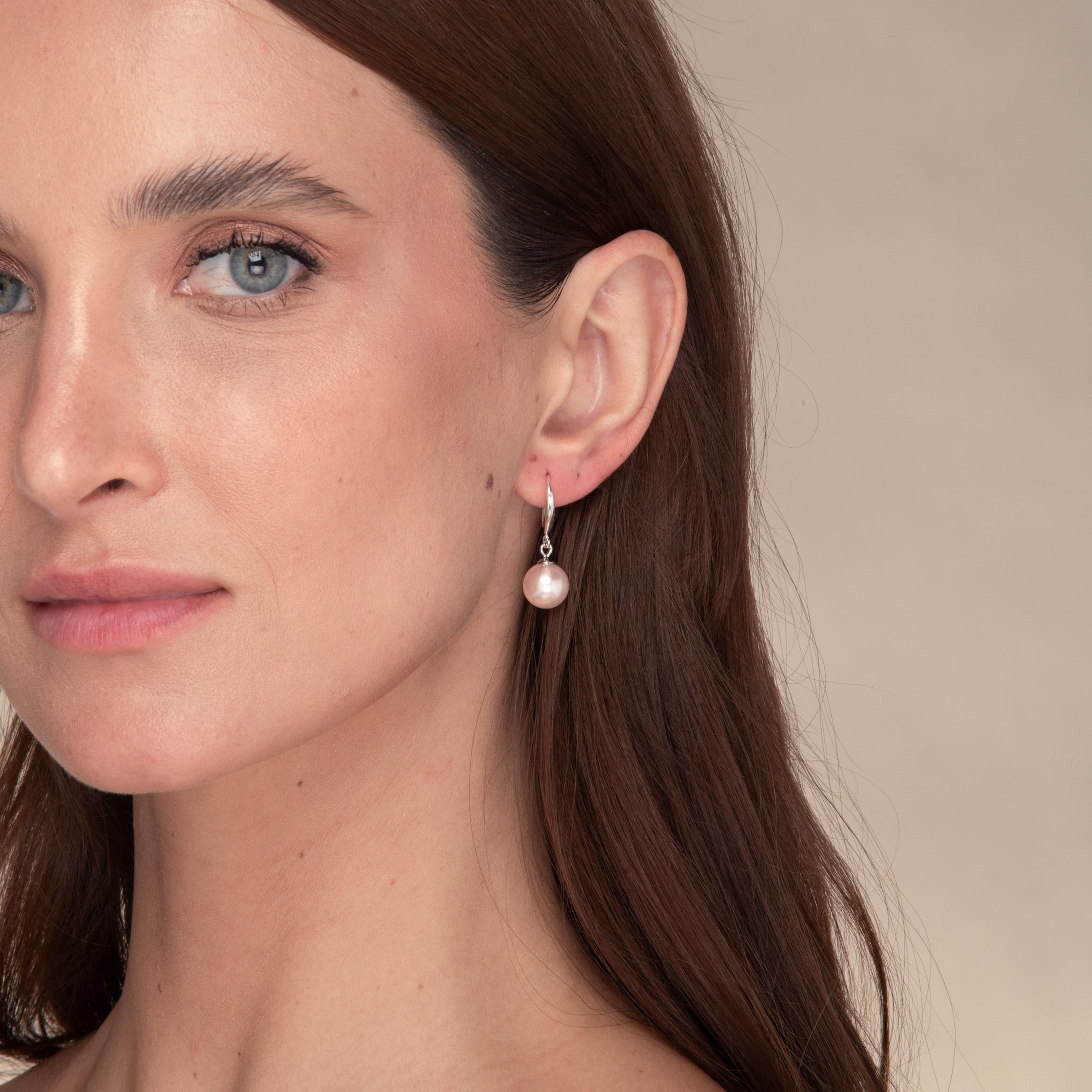 Pink Freshwater Pearl Drop Earrings - Camile & Stone
