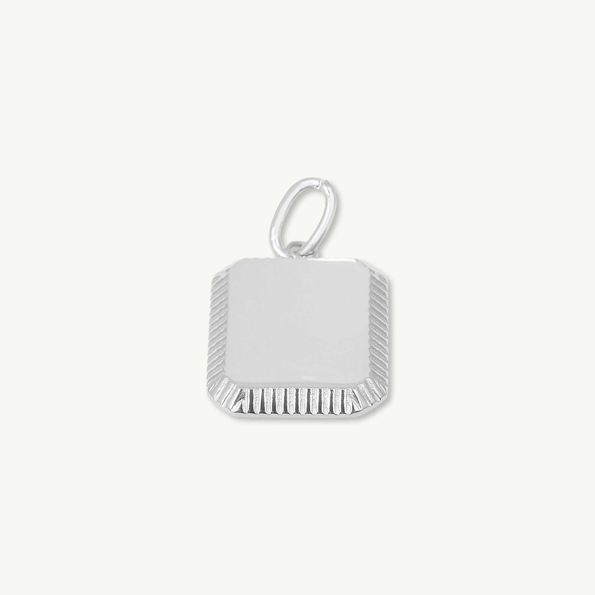 Rectangle Tag Engraved Personalised Pendant - Camile & Stone