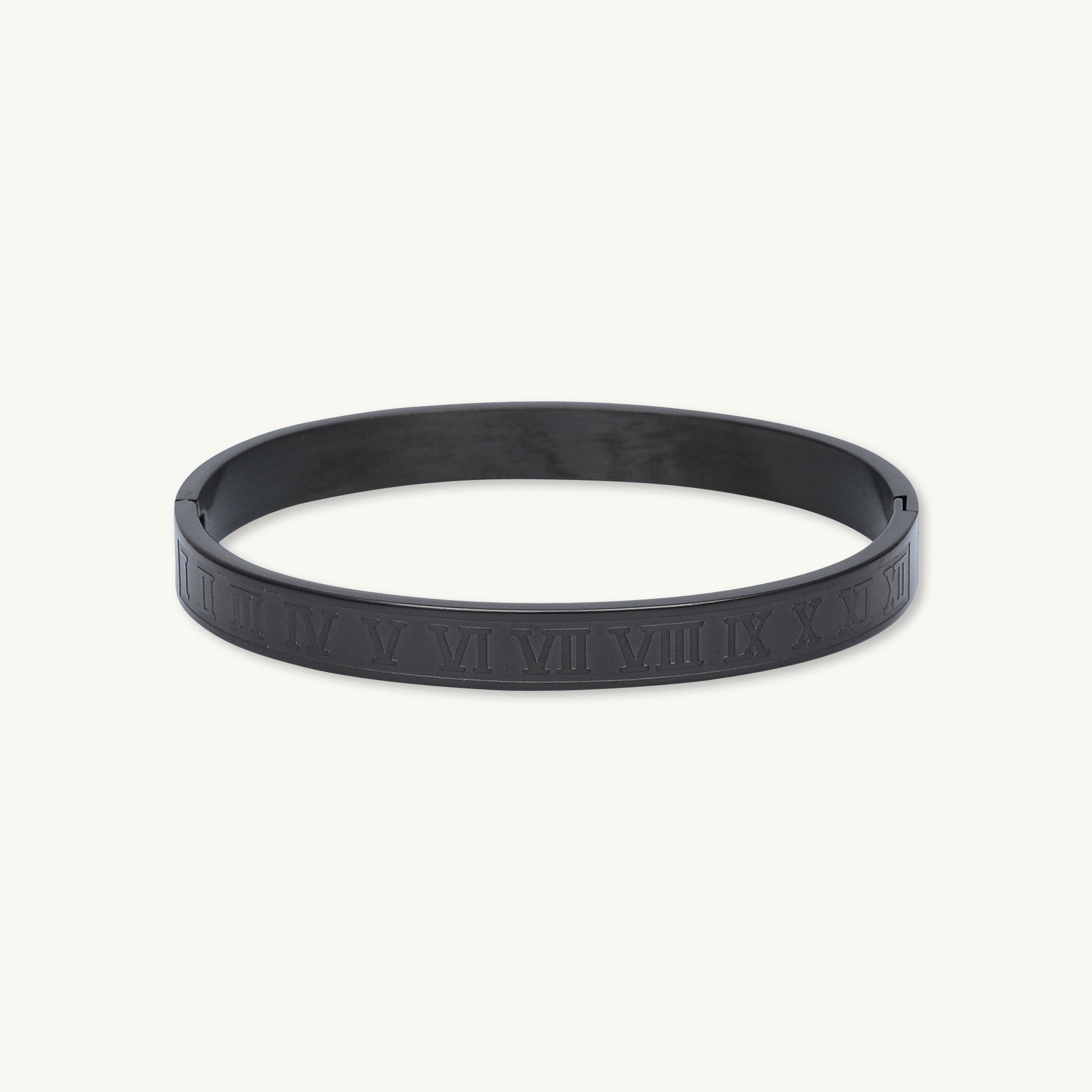 Roman Numerals Bangle Bracelet - Camile & Stone