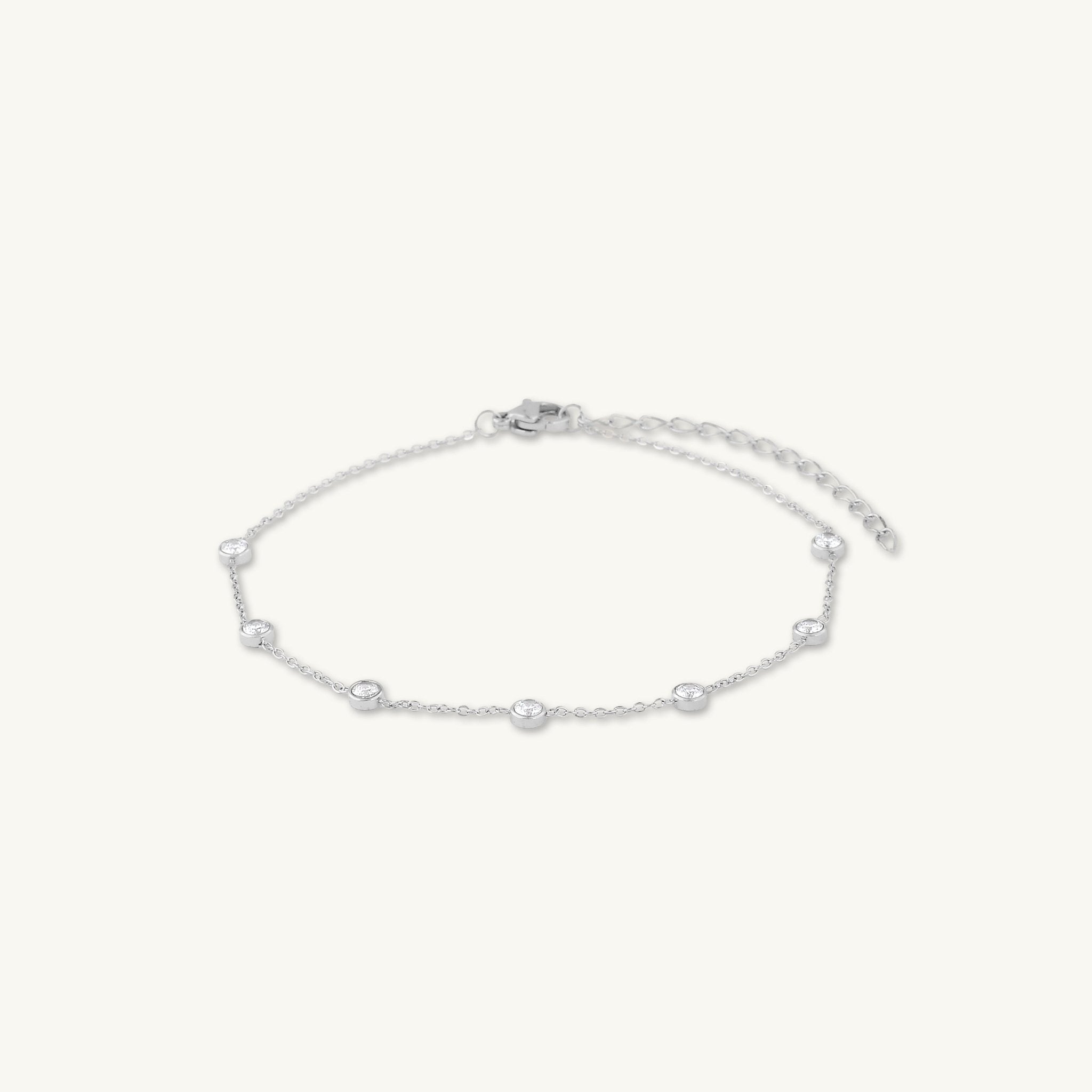 Satellite Bezel Station Bracelet - Camile & Stone