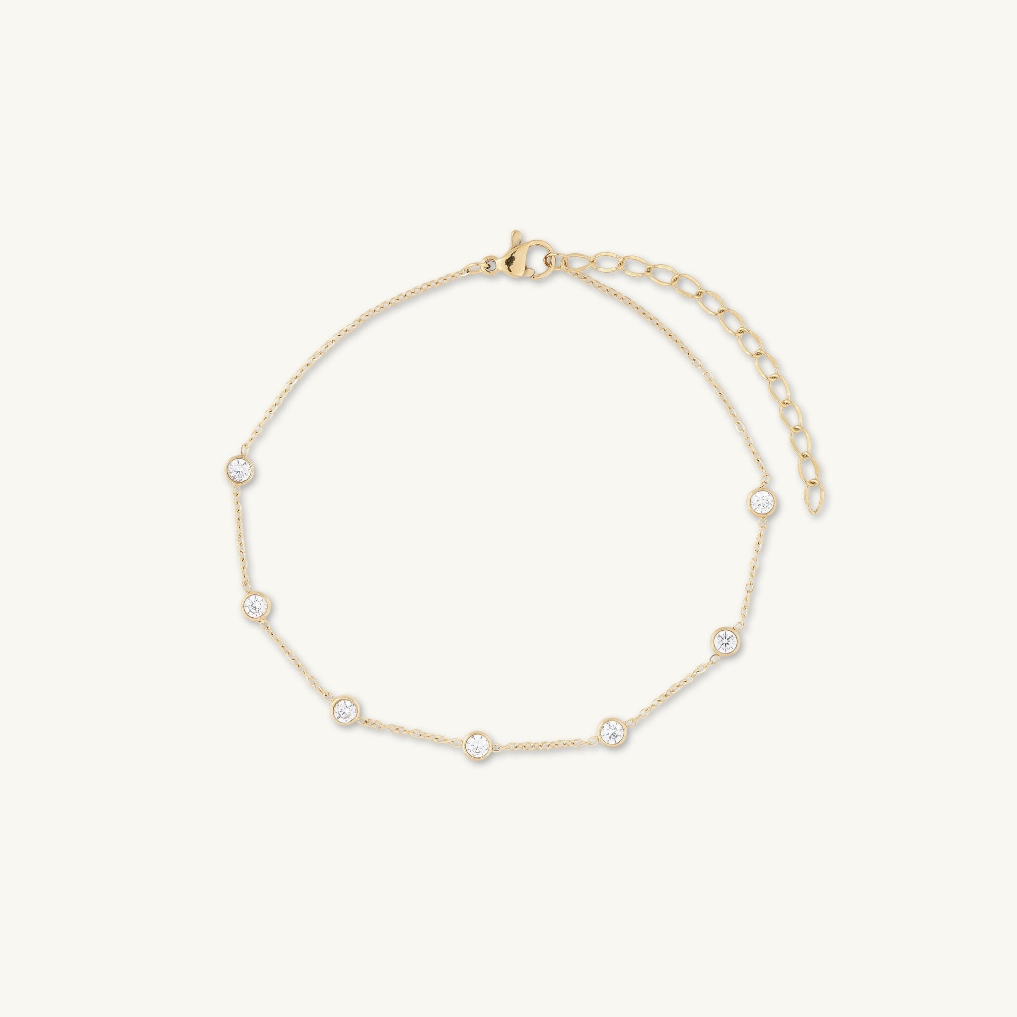 Satellite Bezel Station Bracelet - Camile & Stone