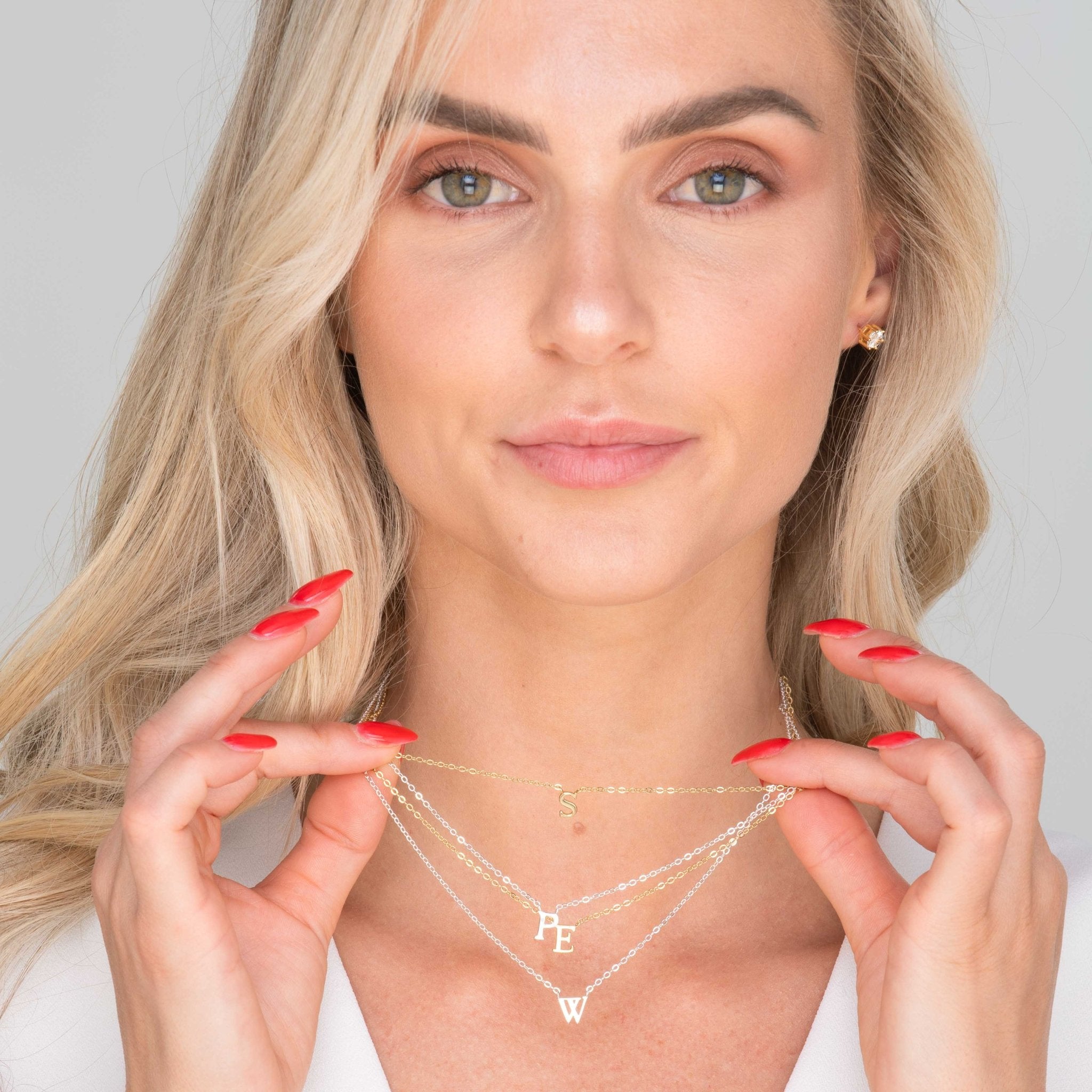 Script Letter Initial Necklace - Camile & Stone