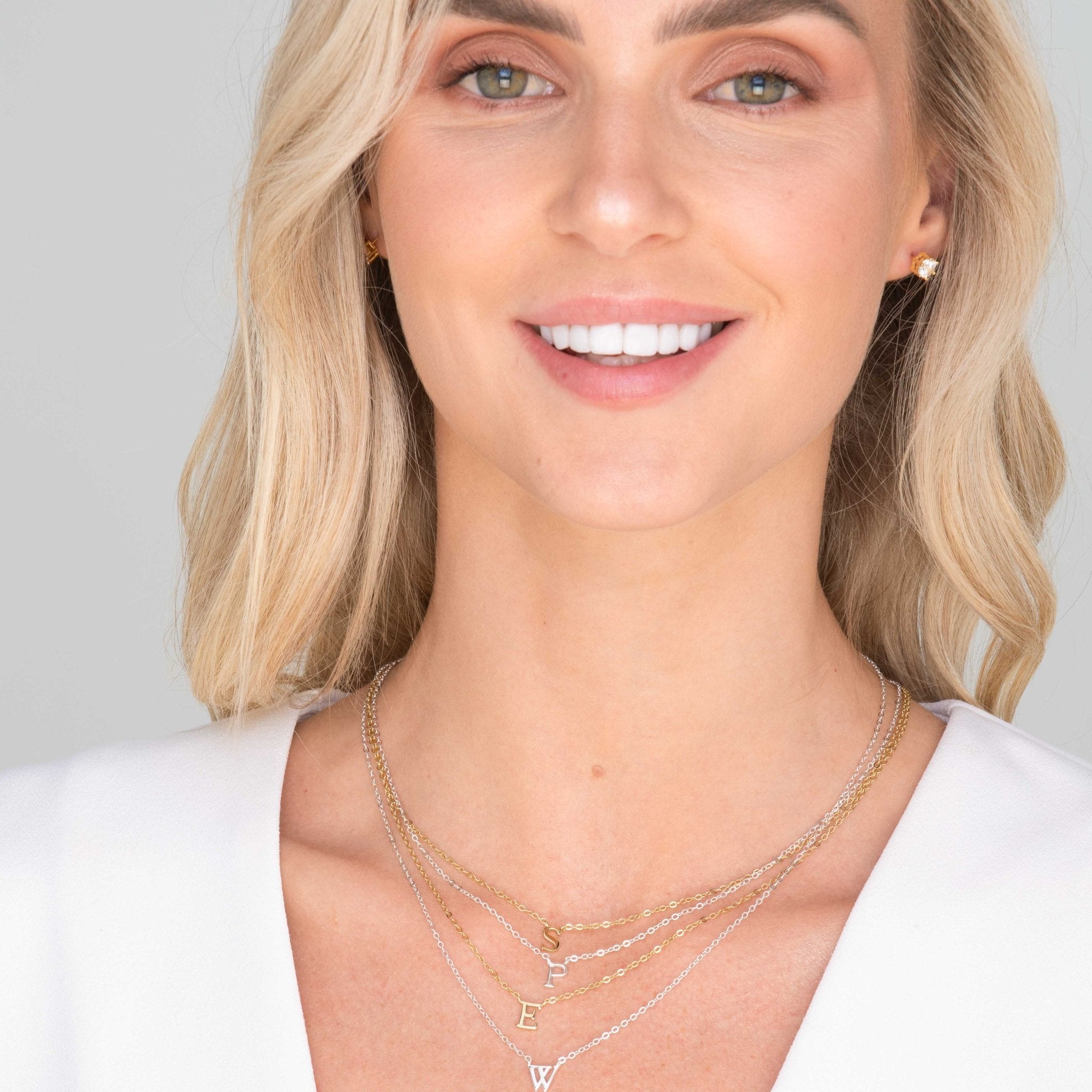 Script Letter Initial Necklace - Camile & Stone