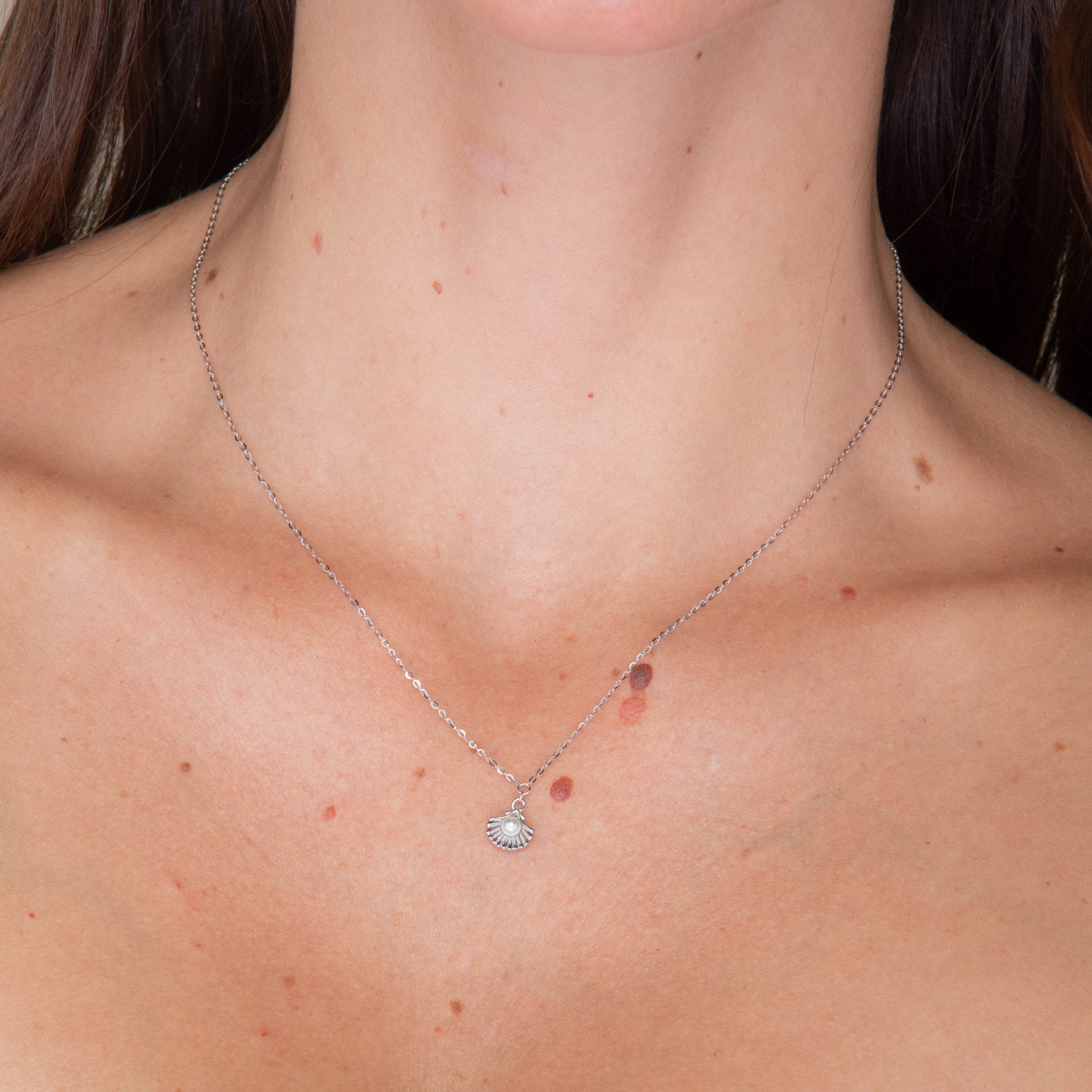 Shell Pearl Necklace - Camile & Stone