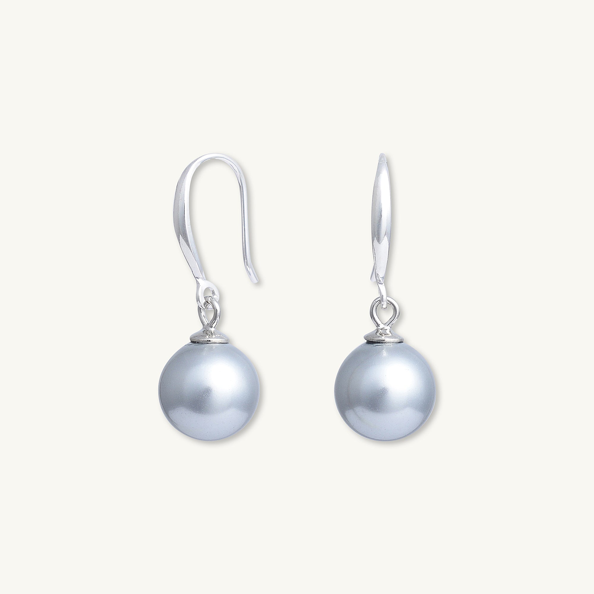 Silver Freshwater Pearl Drop Earrings - Camile & Stone