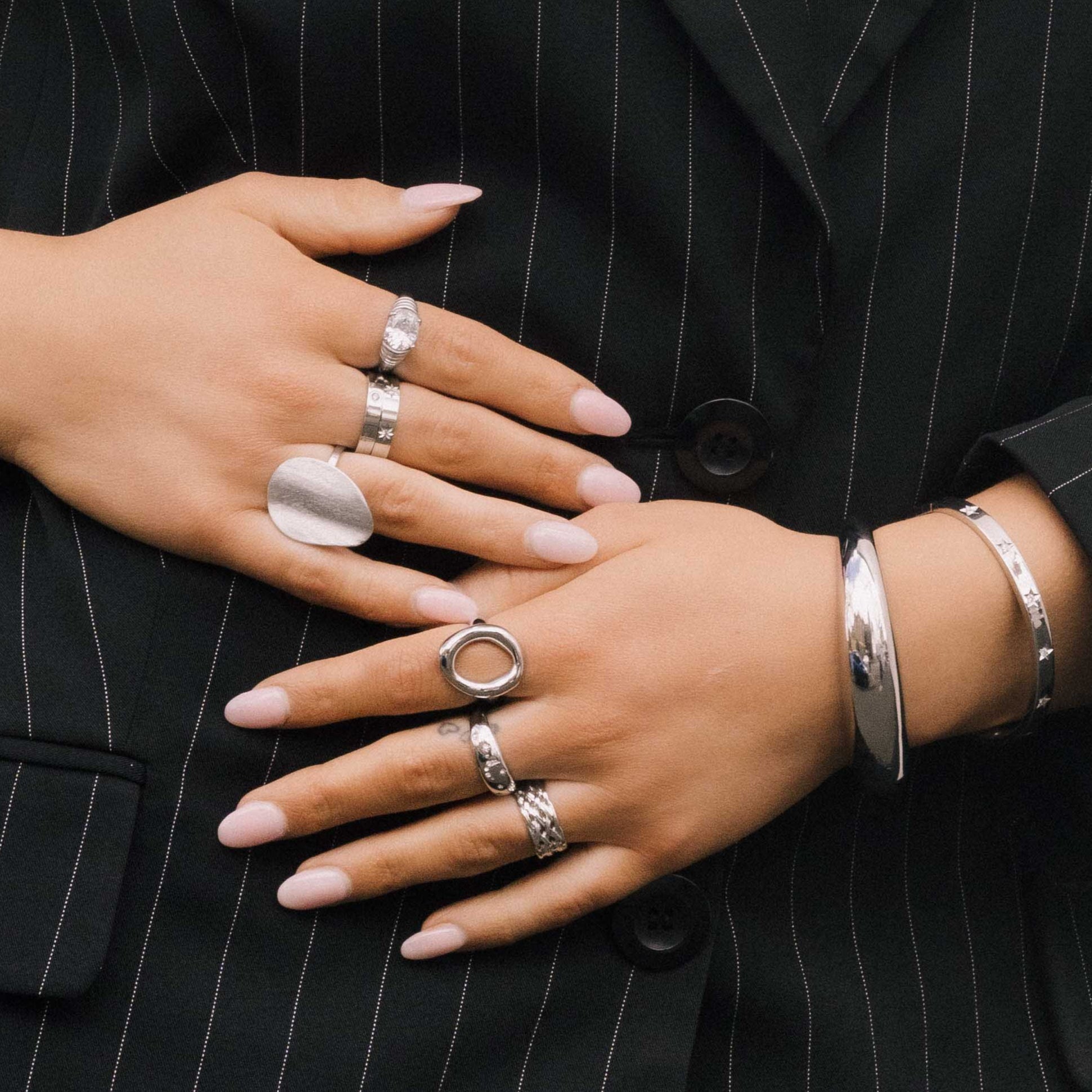 Skyler Oval Vintage Statement Ring - Camile & Stone