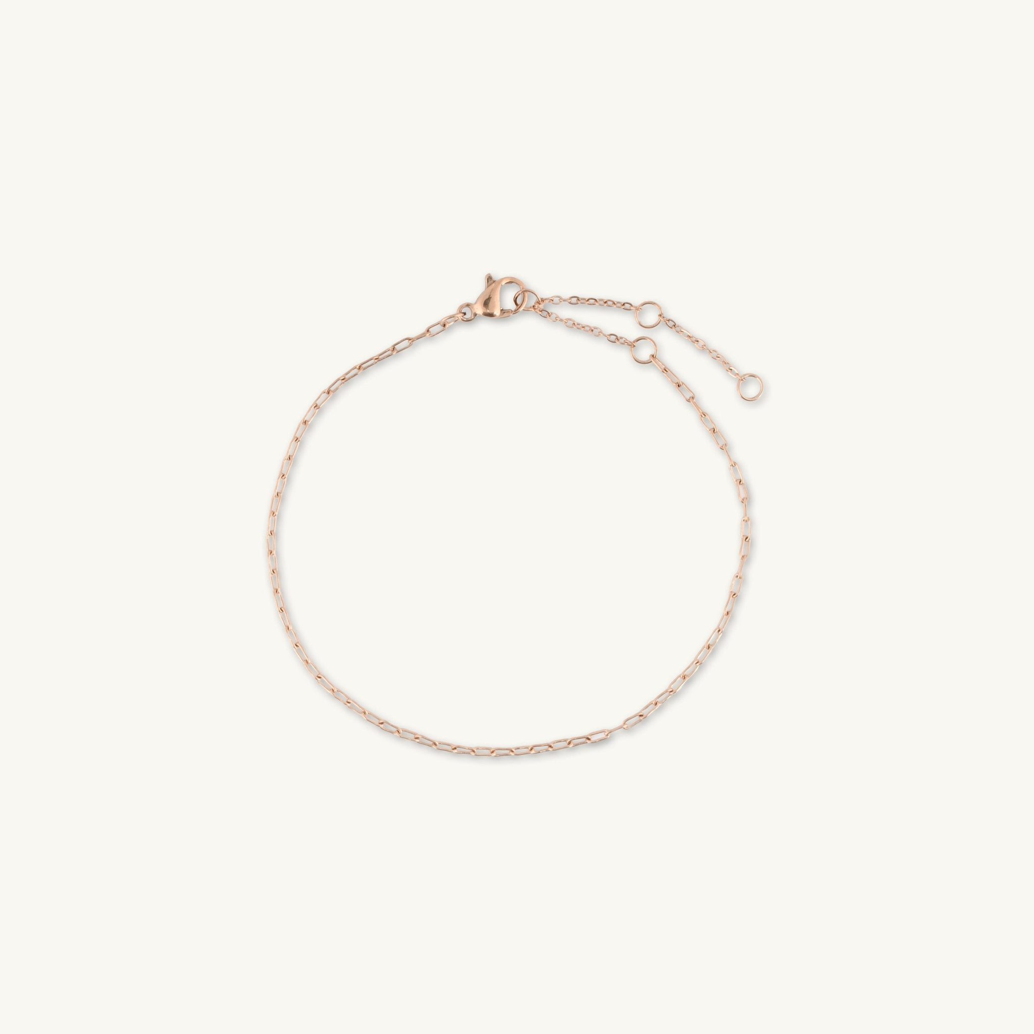 Slim Link Chain Stacking Bracelet - Camile & Stone
