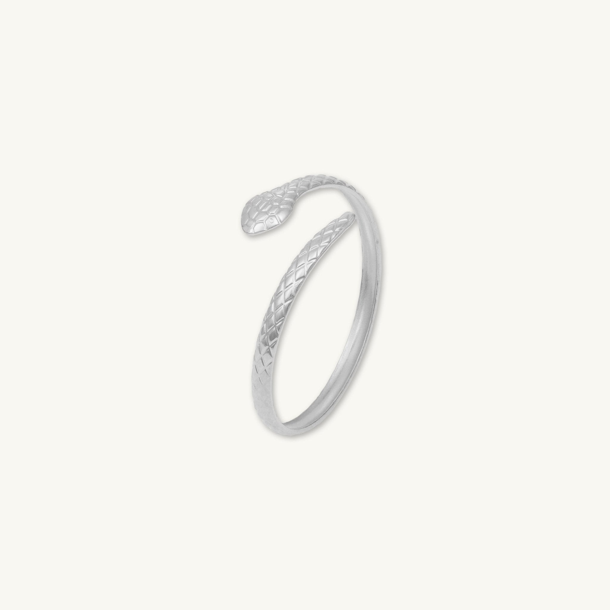 Snake Open Cuff Bangle - Camile & Stone