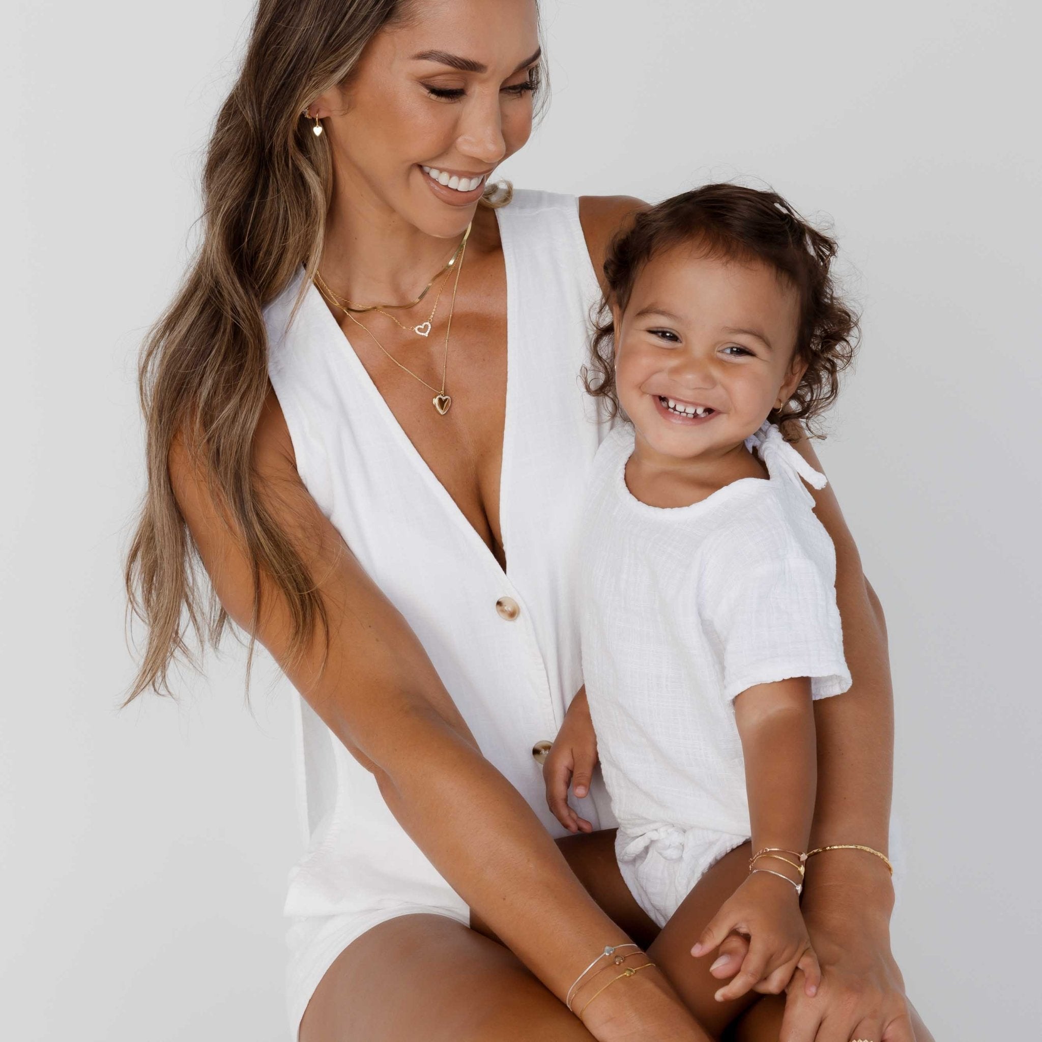 Solid Heart Chain Bracelet - Adult - Camile & Stone