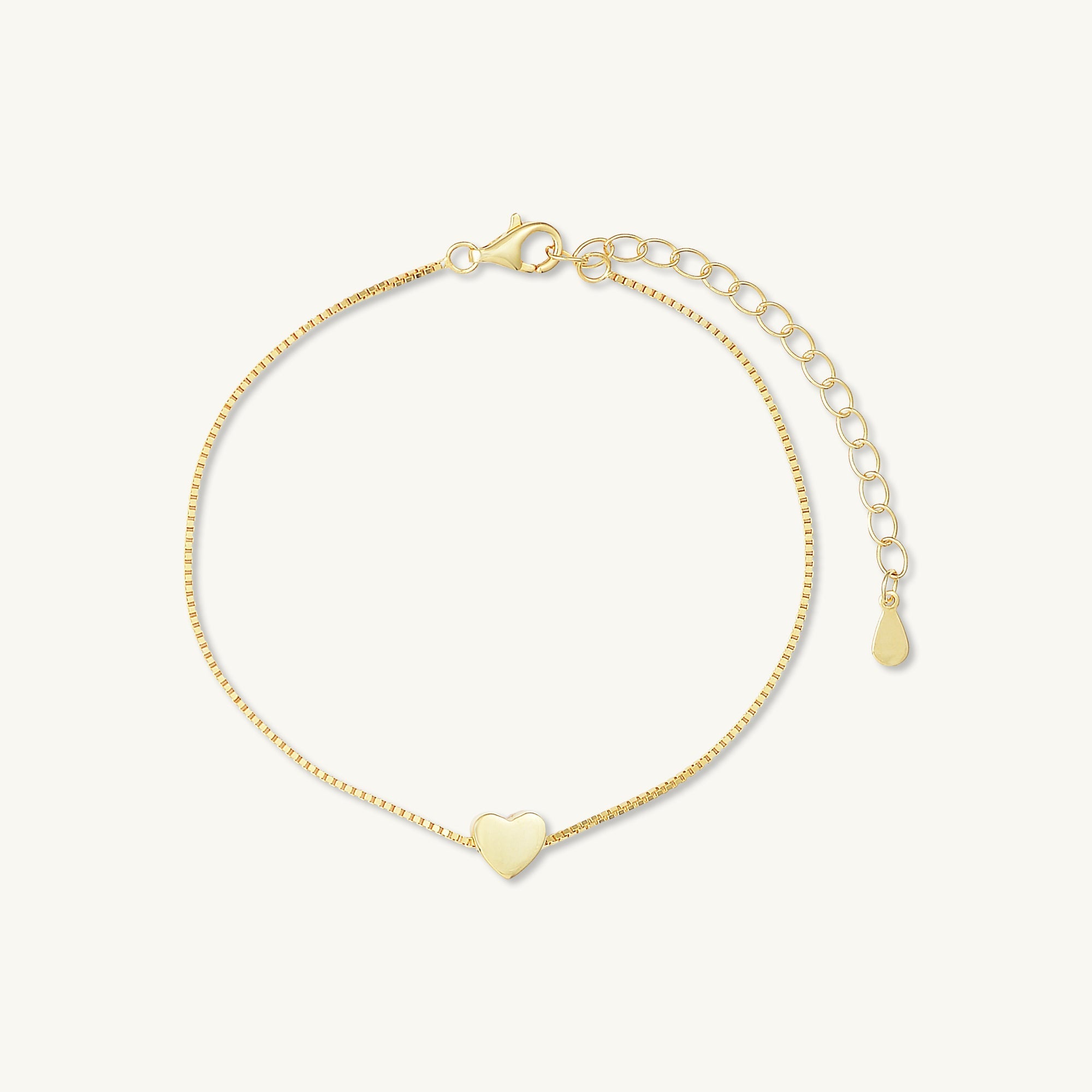 Solid Heart Chain Bracelet - Adult - Camile & Stone