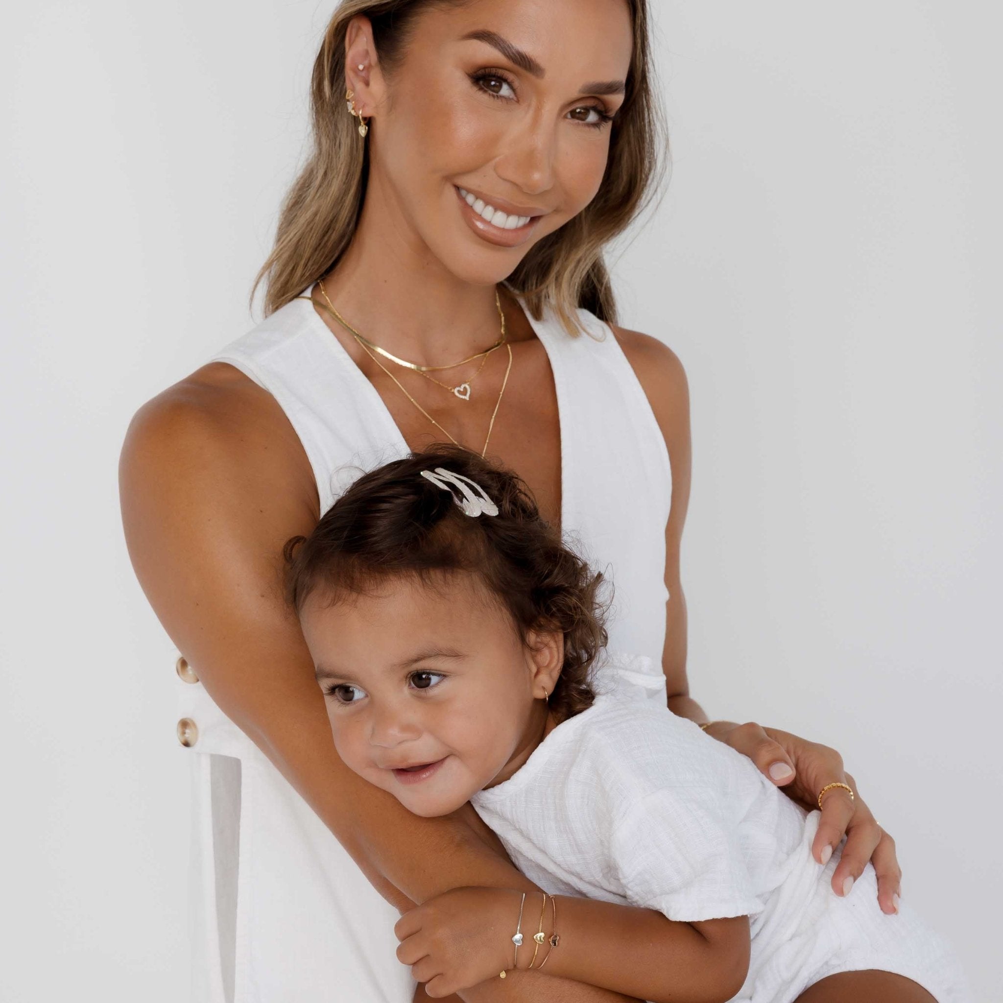 Solid Heart Chain Bracelet - Child - Camile & Stone