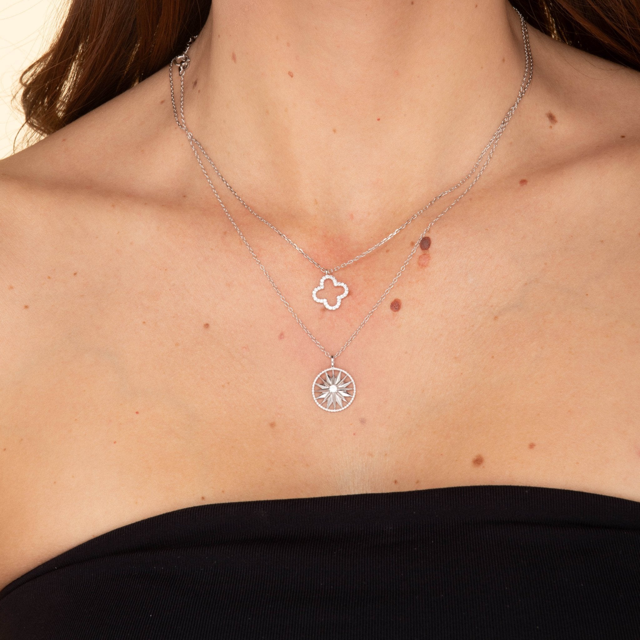 Starburst Circle Chain Necklace - Camile & Stone