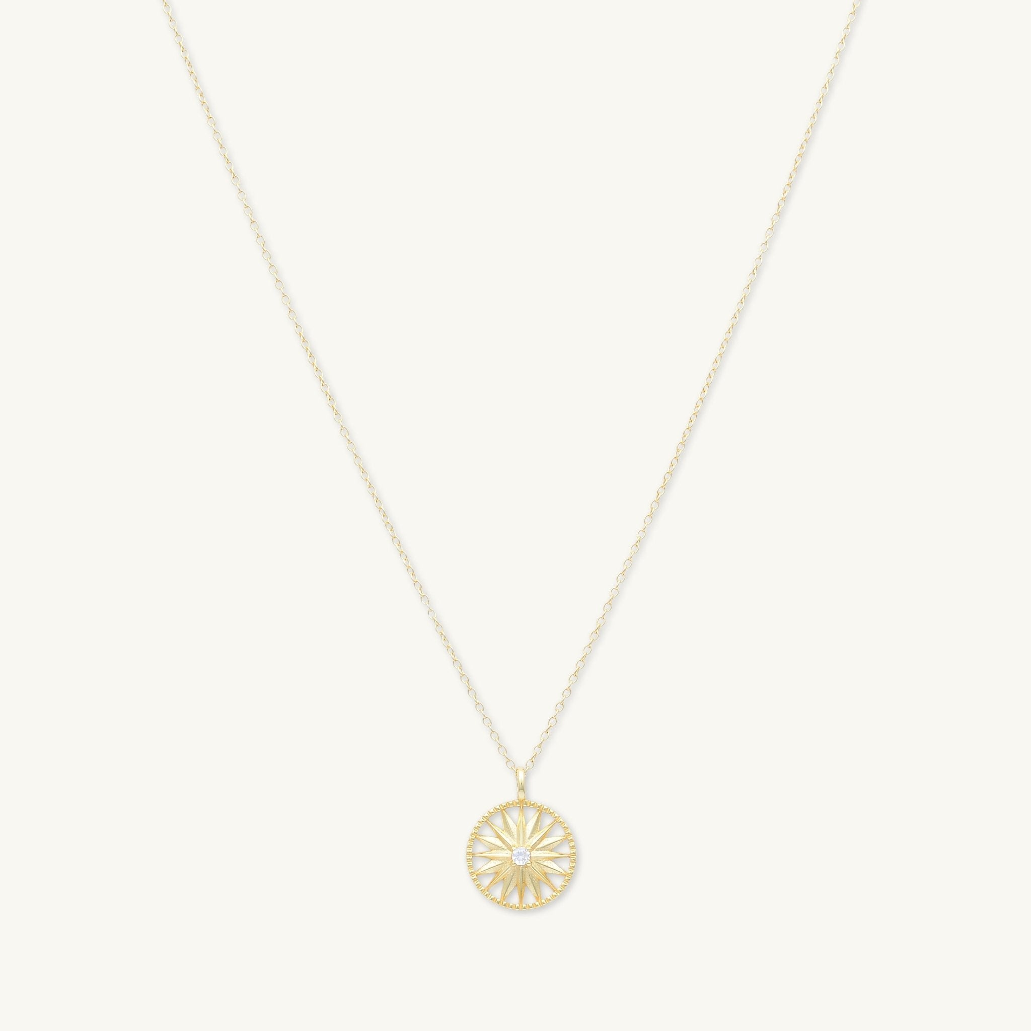 Starburst Circle Chain Necklace - Camile & Stone