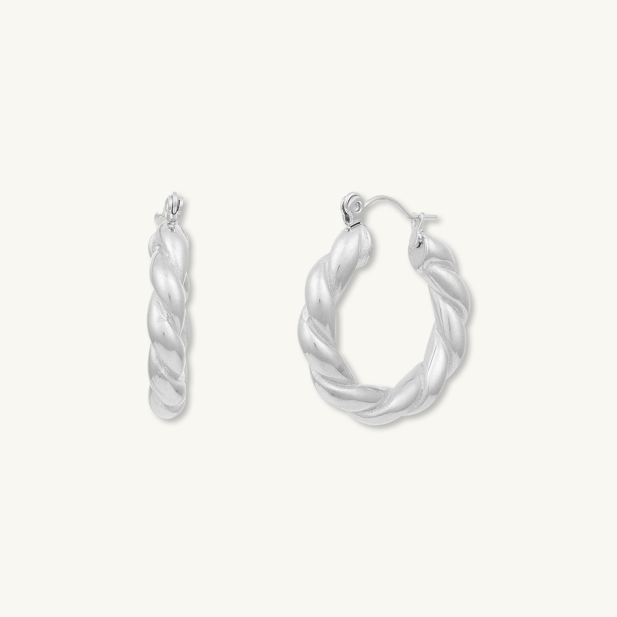 Summer Twist Hoop Earrings - Camile & Stone