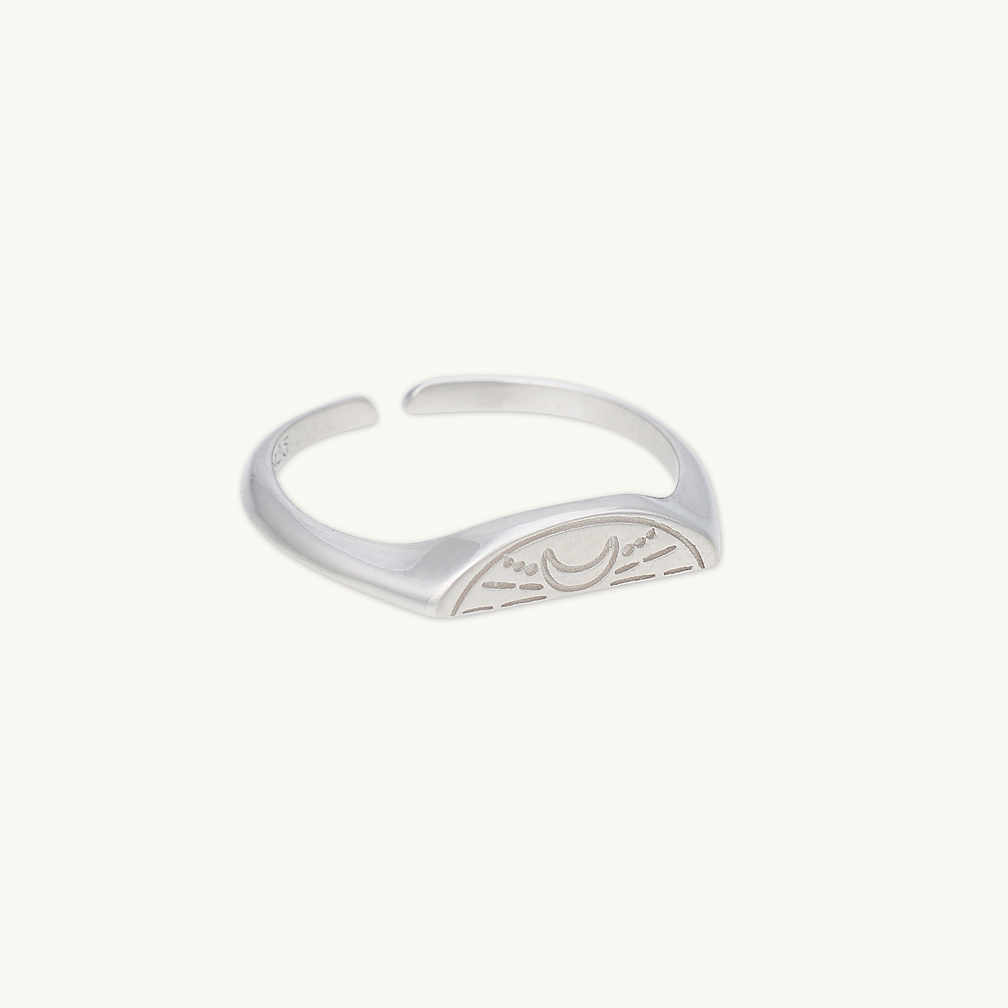 Sun & Moon Friendship Couple Twin Set Rings - Camile & Stone