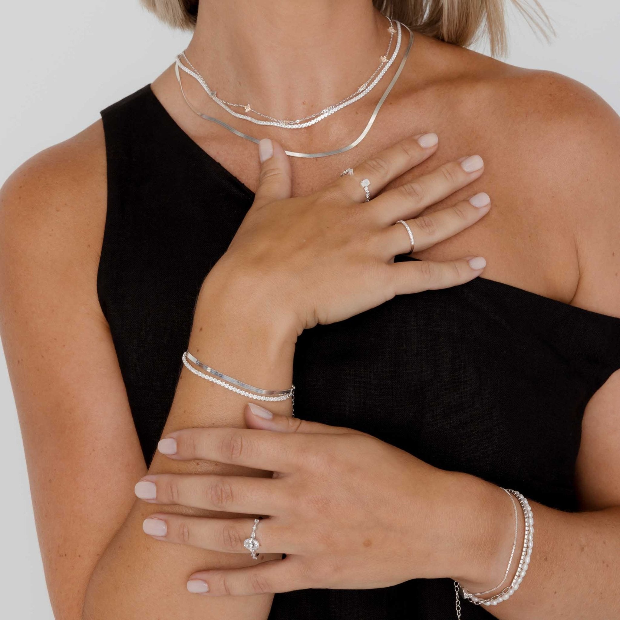 Tennis Necklace - Camile & Stone