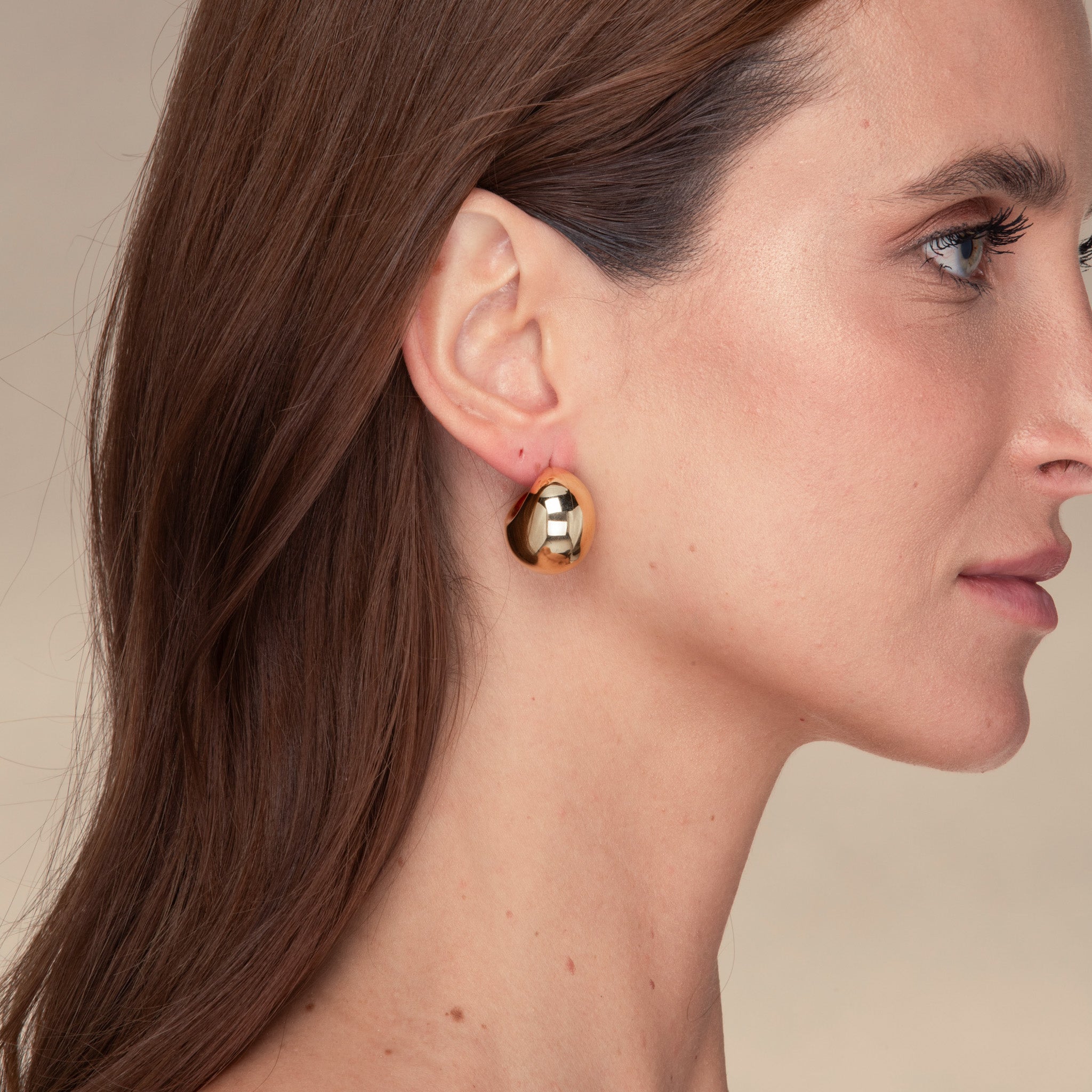 Tessa Dome Statement Earrings - Camile & Stone