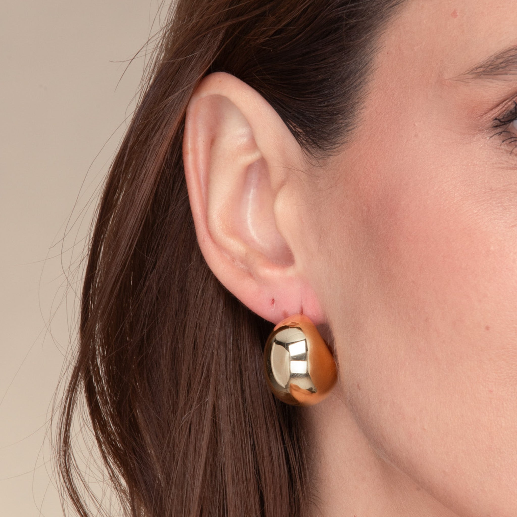 Tessa Dome Statement Earrings - Camile & Stone