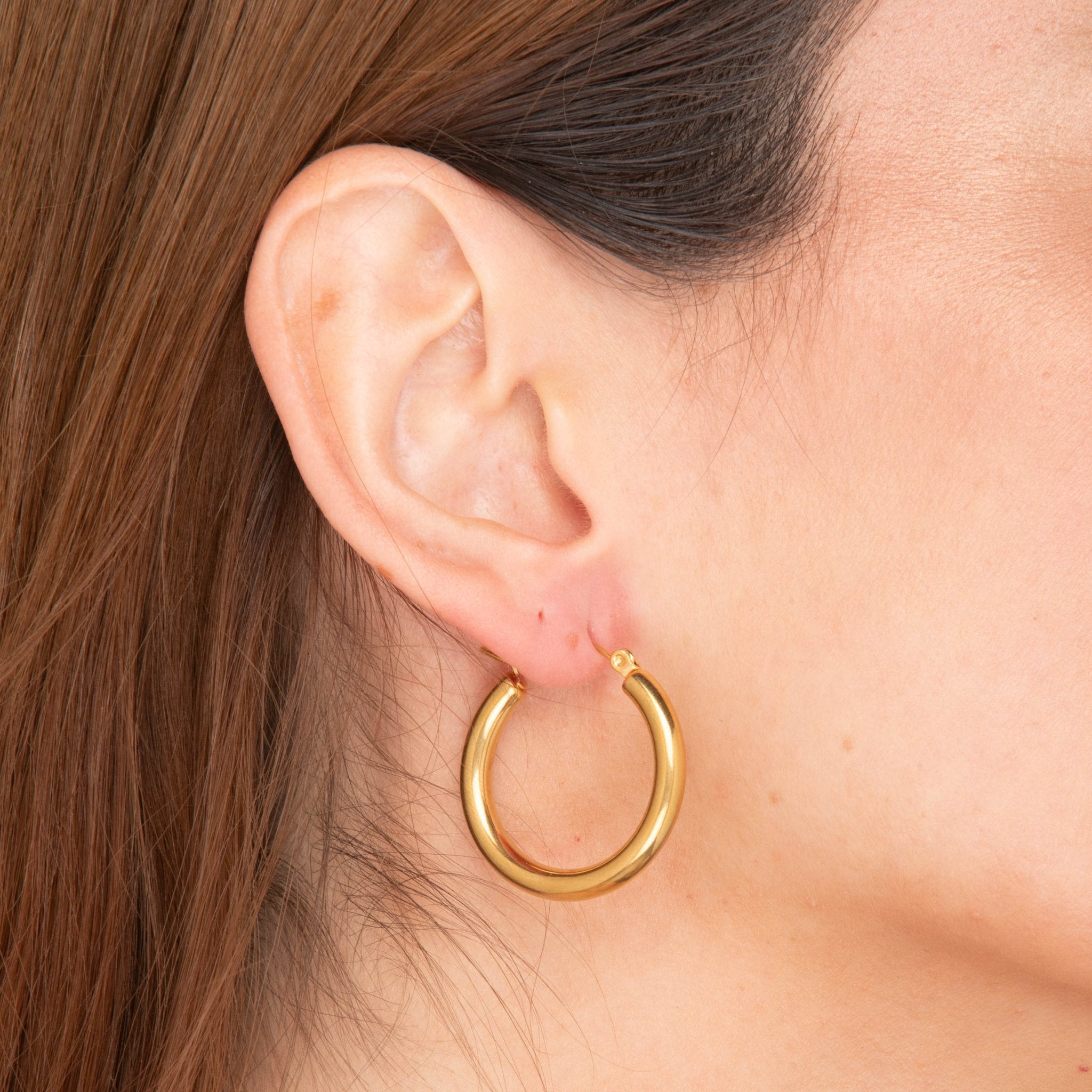 Tessa Tube Hoop Earrings - Camile & Stone