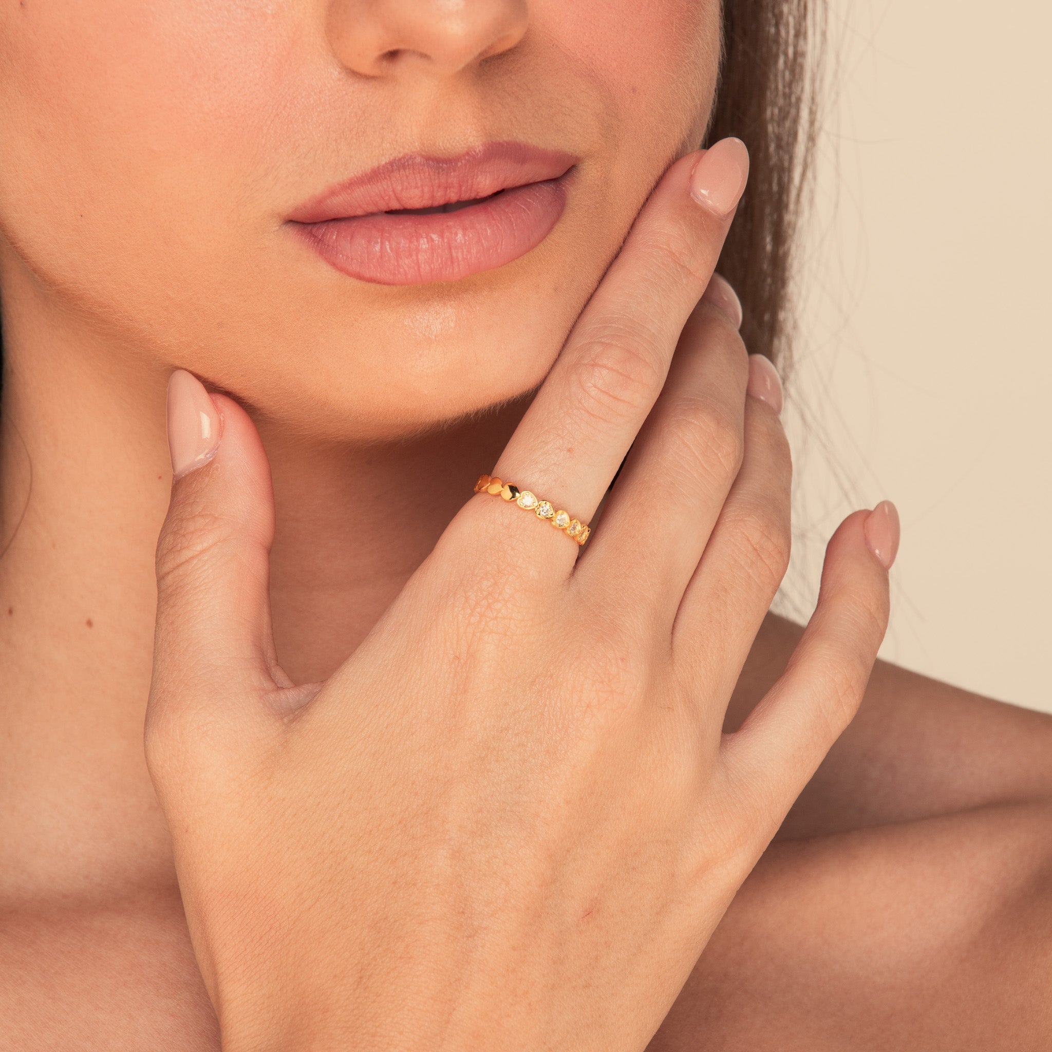 The Adeline Heart Sapphire Engagement Ring - Camile & Stone