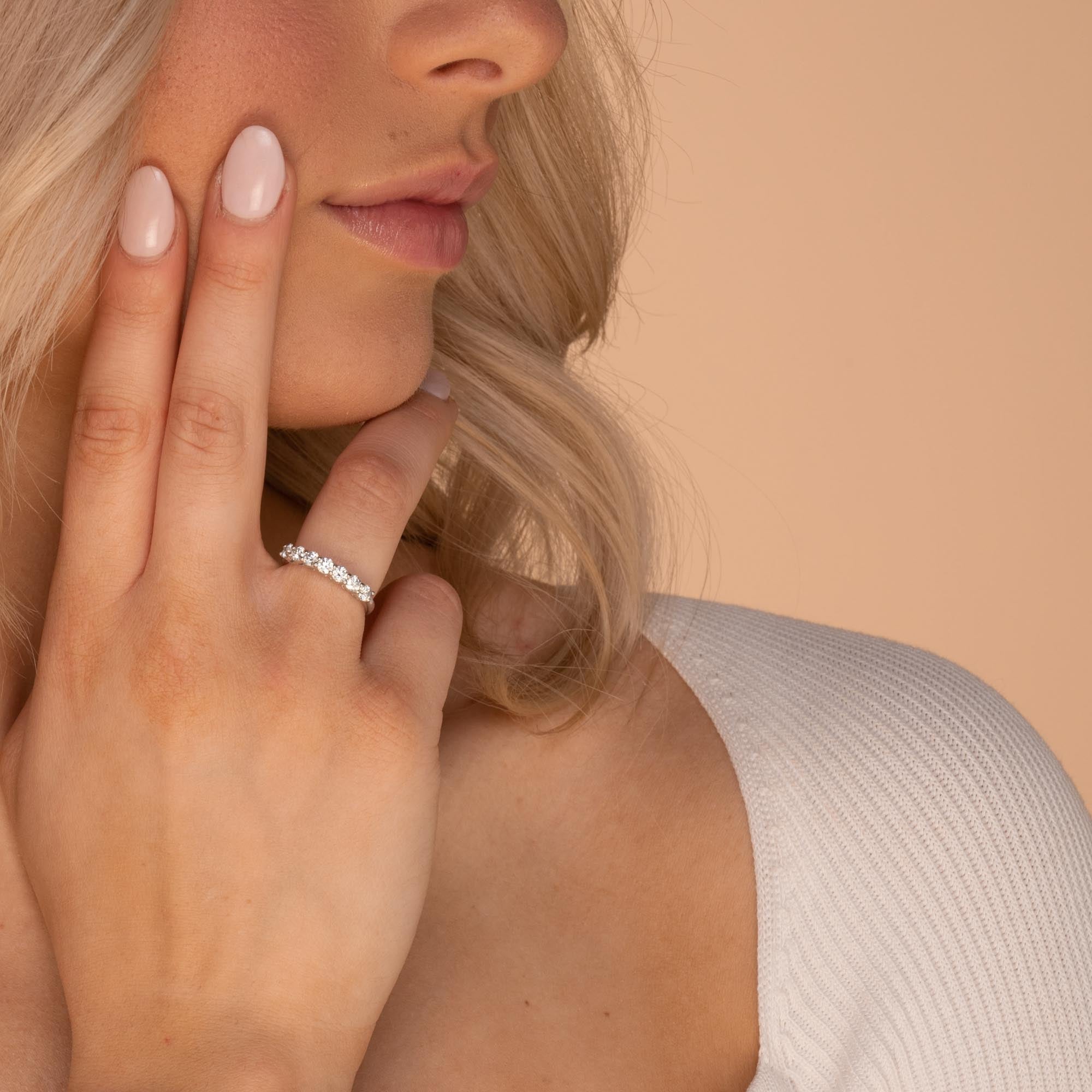 The Aspen Moissanite Diamond Engagement Ring - Camile & Stone