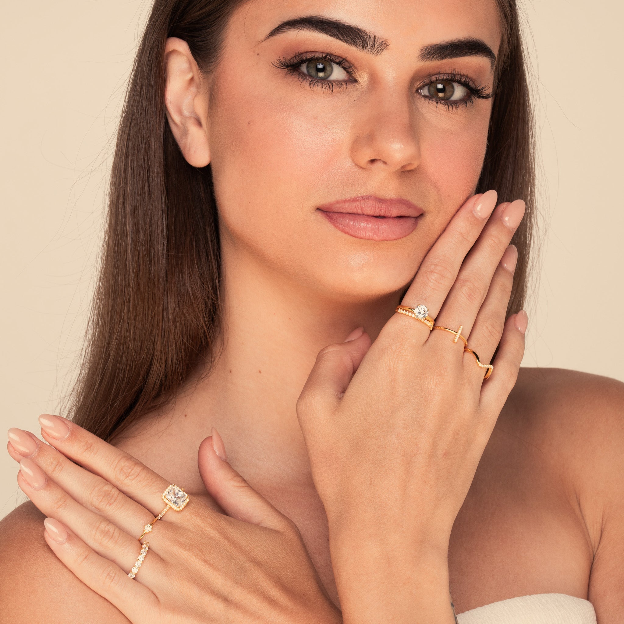 The Belle Wave Sapphire Engagement Ring - Camile & Stone