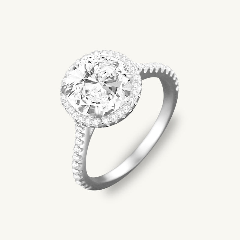 The Eliza Round Sapphire Engagement Ring - Camile & Stone