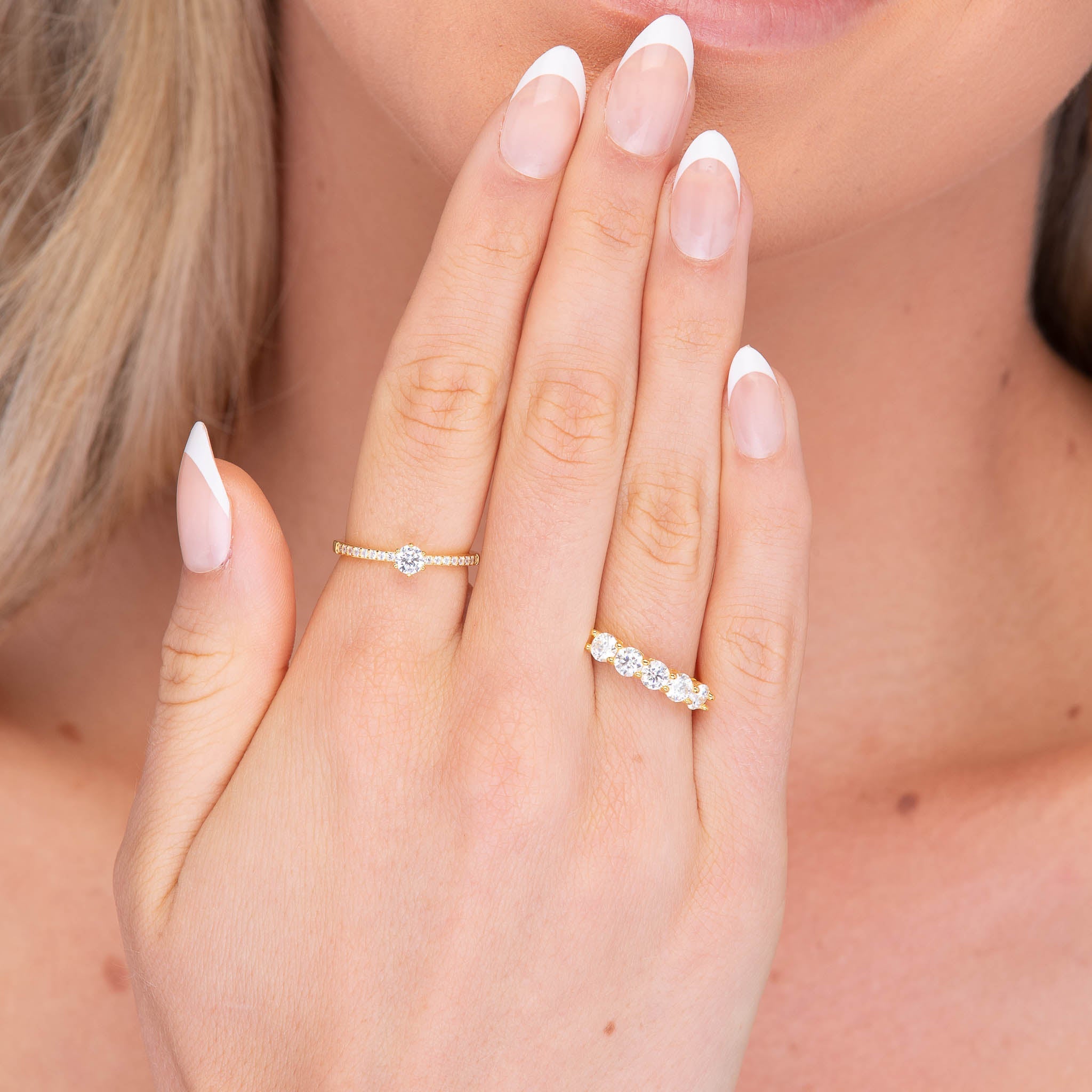 The Ingrid Moissanite Diamond Ring - Camile & Stone