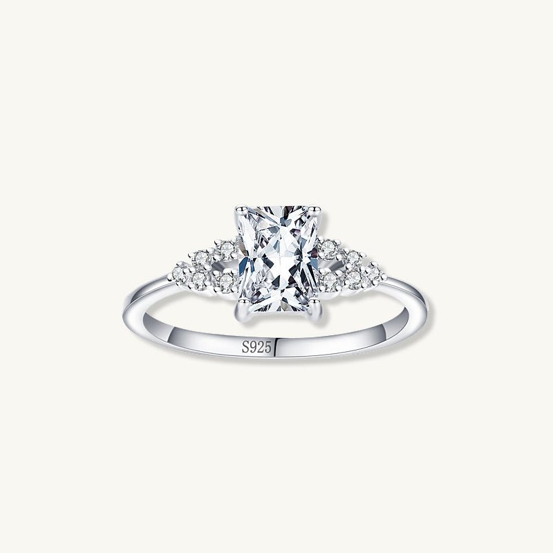 The Iris Princess Sapphire Engagement Ring - Camile & Stone