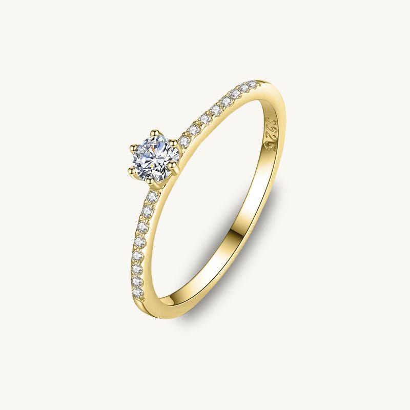 The Mirage Round Sapphire Engagement Ring - Camile & Stone