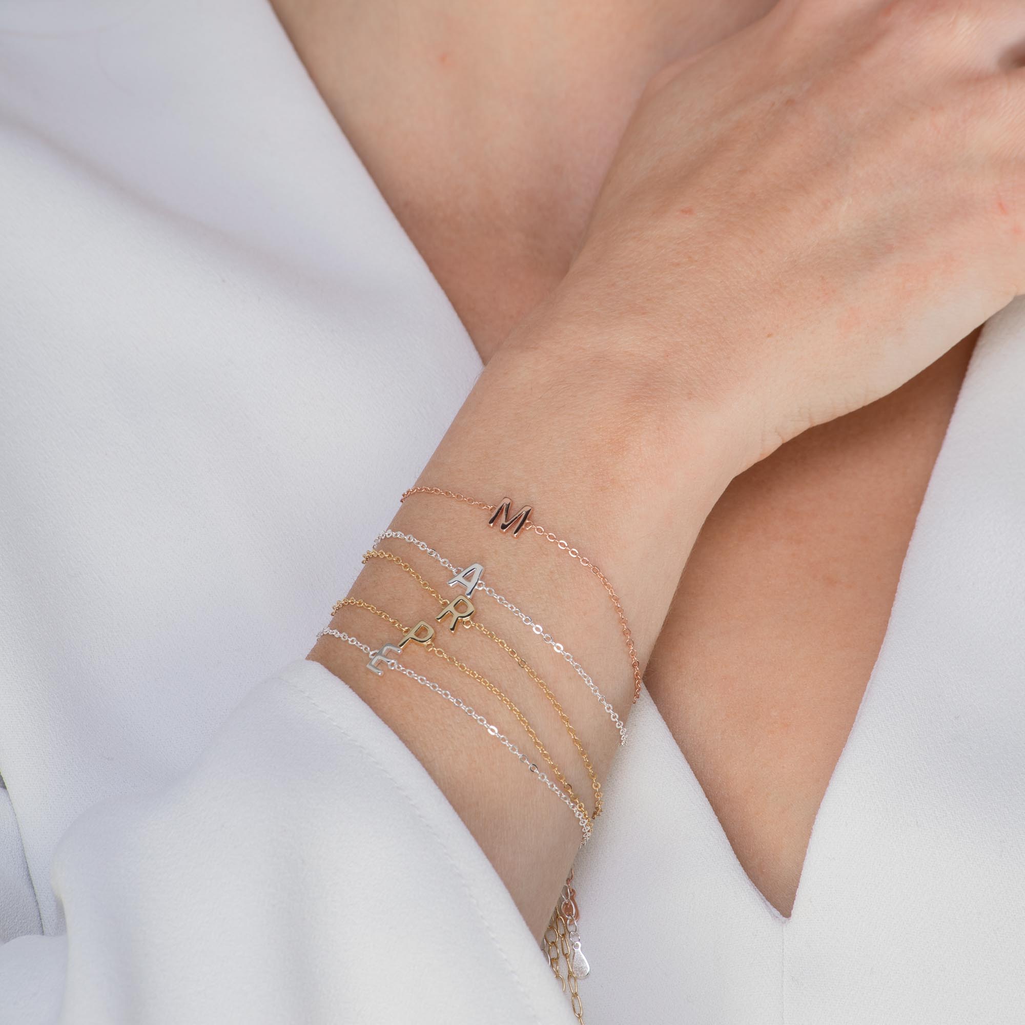 The Original Single Initial Letter Bracelet - Camile & Stone