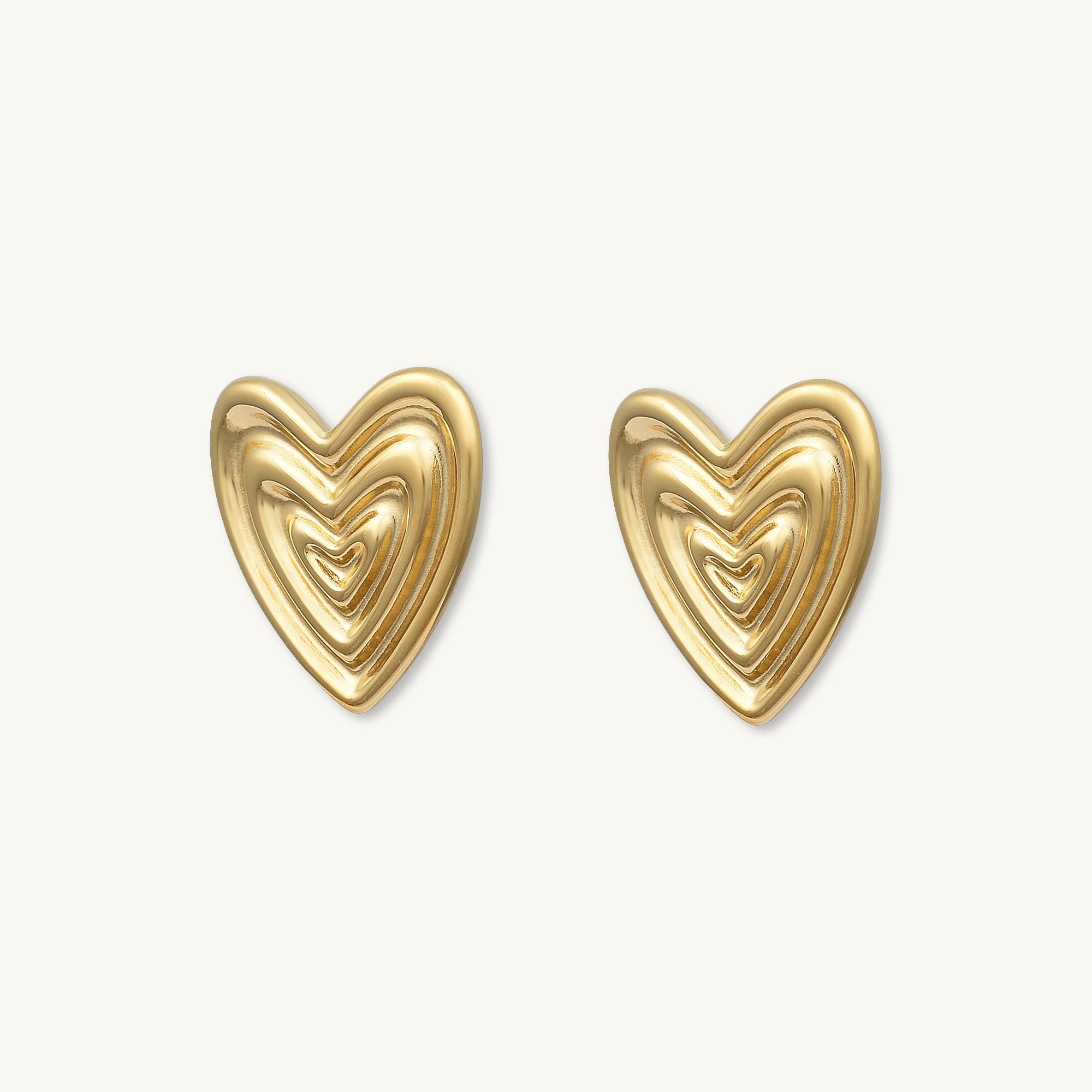 Thea Heart Stud Earrings - Camile & Stone