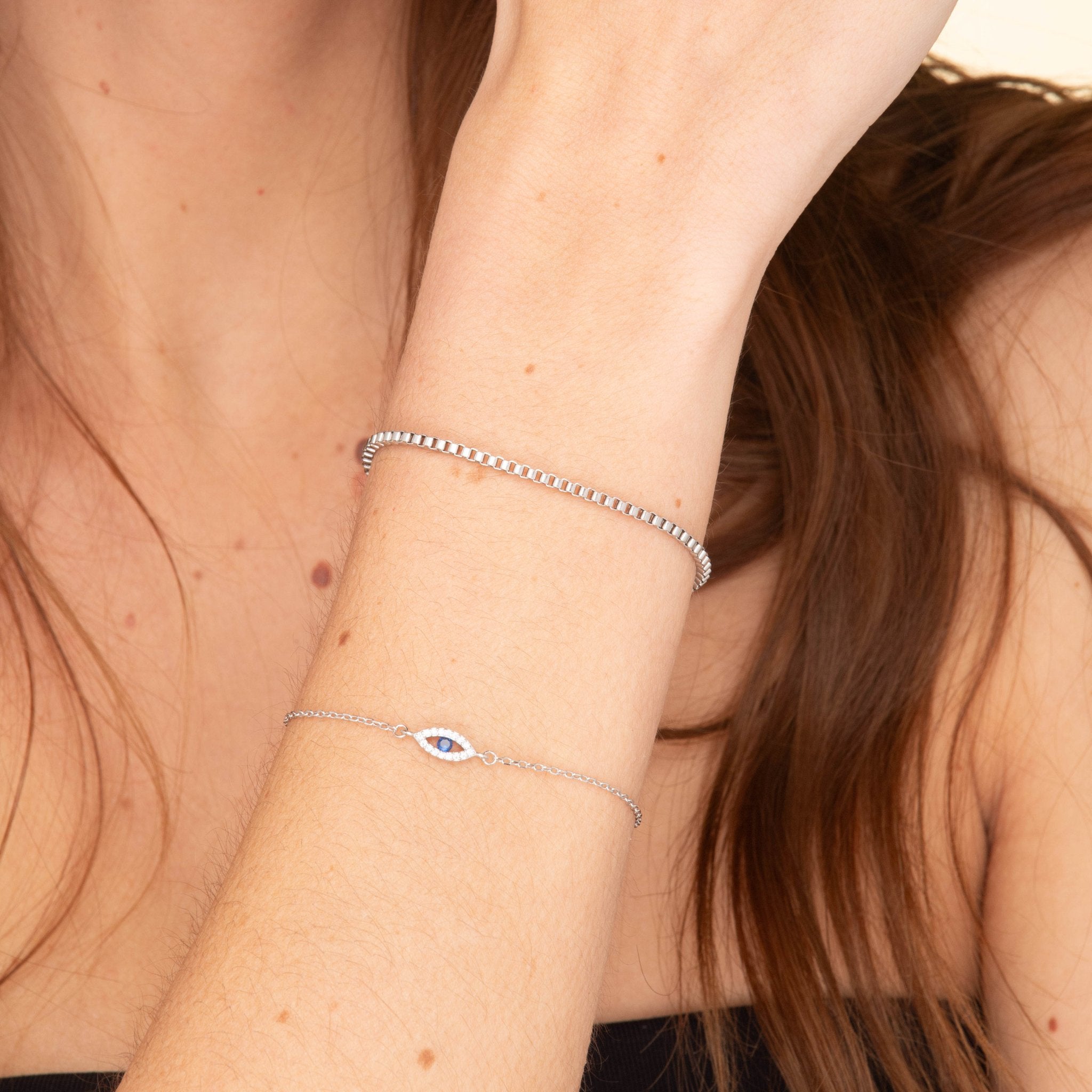 Thick Box Chain Bracelet - Camile & Stone