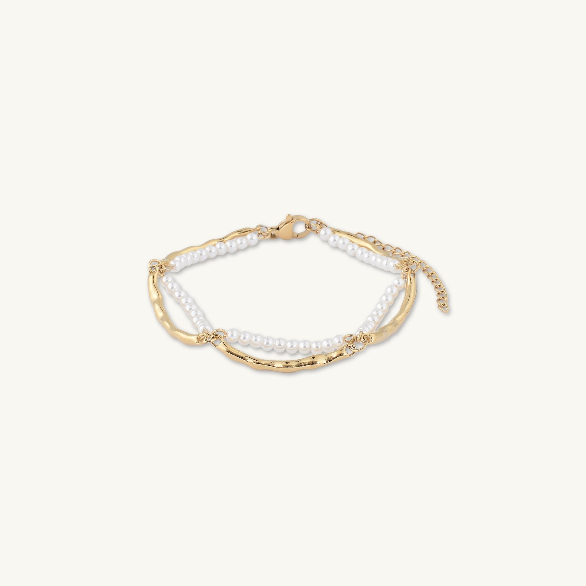 Tia Scallop Pearl Bracelet - Camile & Stone