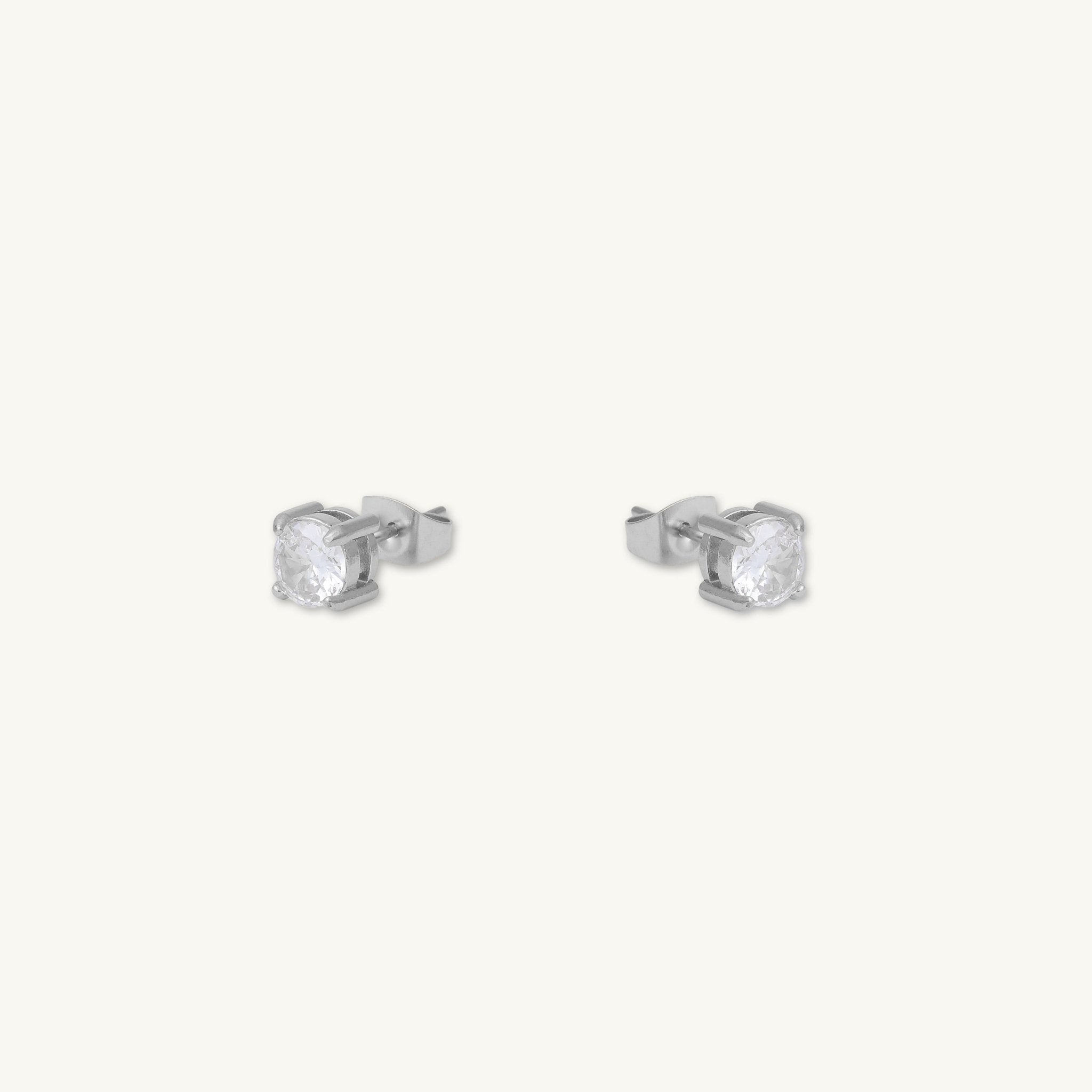 Unisex Classic Sapphire Stud Earrings - Camile & Stone