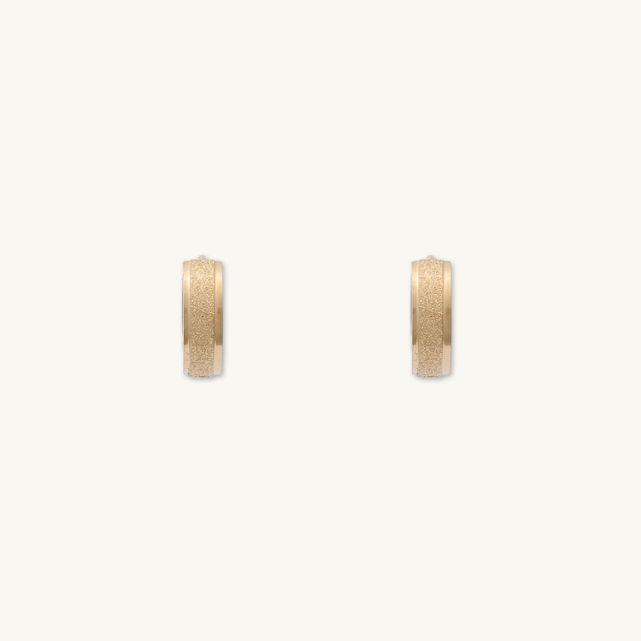 Unisex Matte Hoop Earrings - Camile & Stone