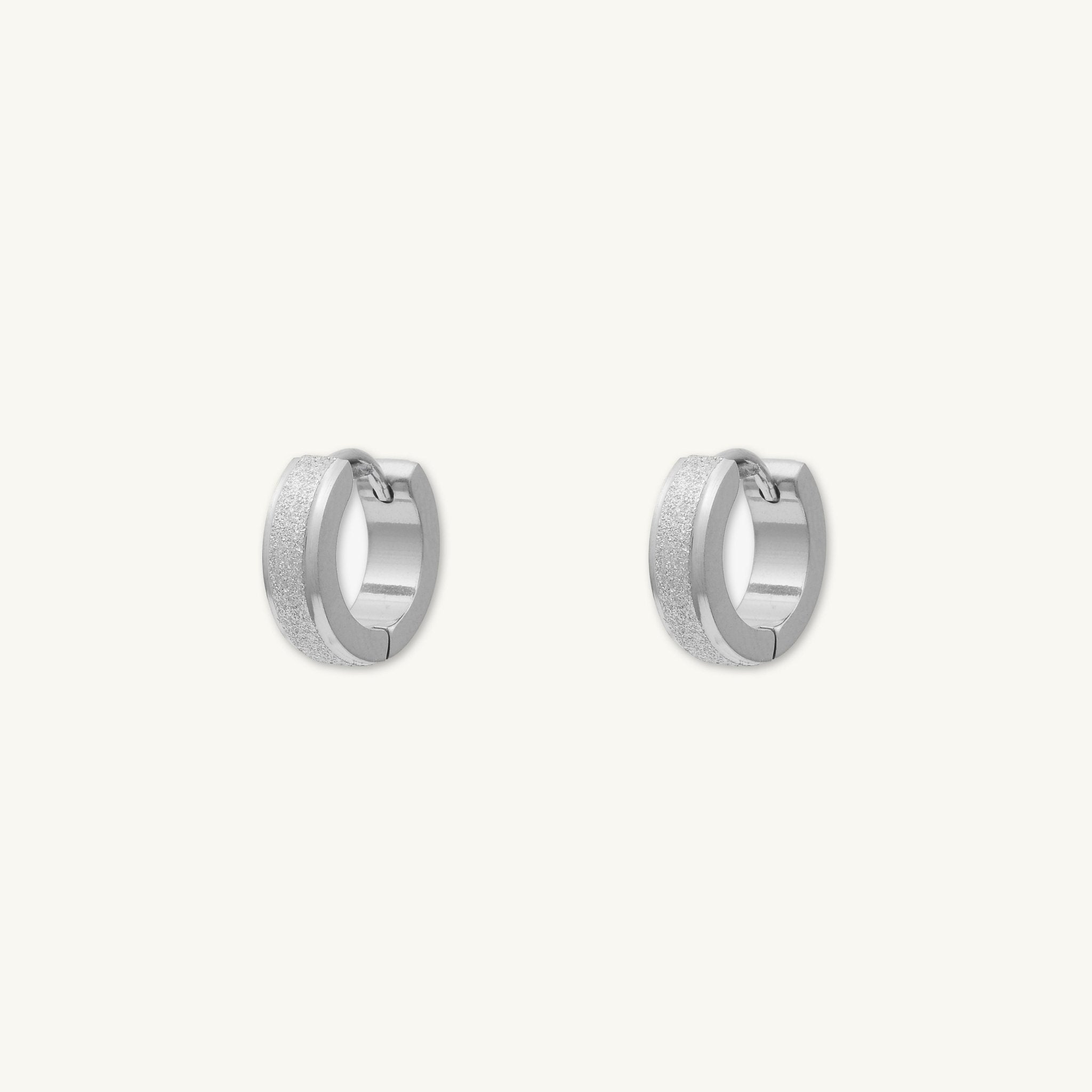 Unisex Matte Hoop Earrings - Camile & Stone