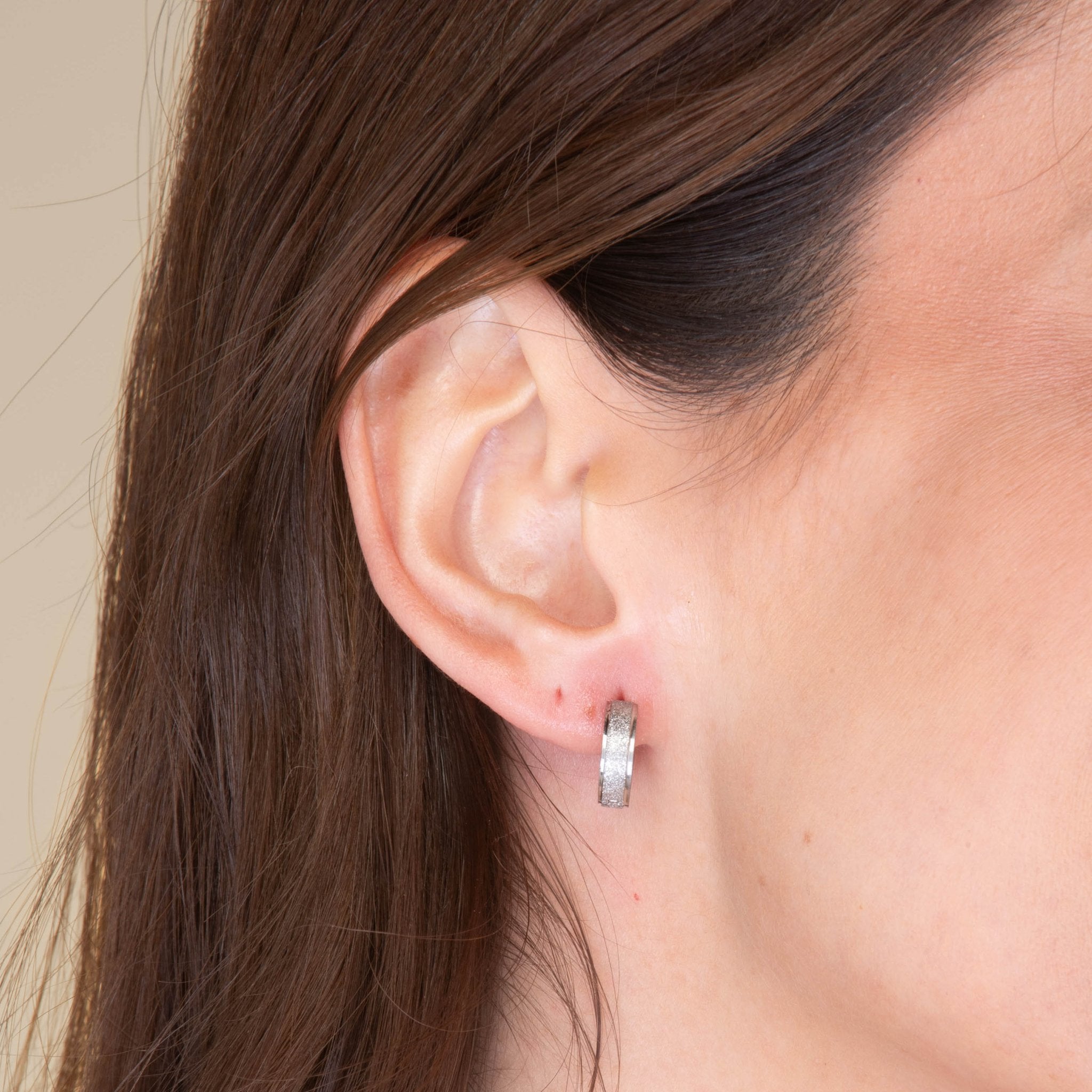 Unisex Matte Hoop Earrings - Camile & Stone