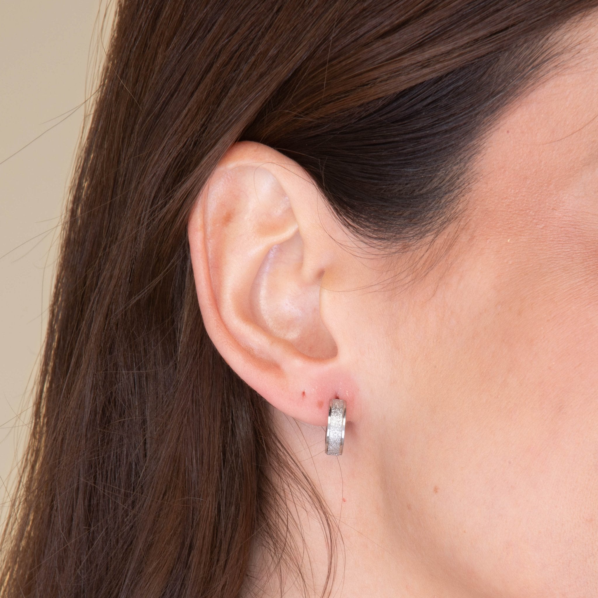 Unisex Matte Hoop Earrings - Camile & Stone