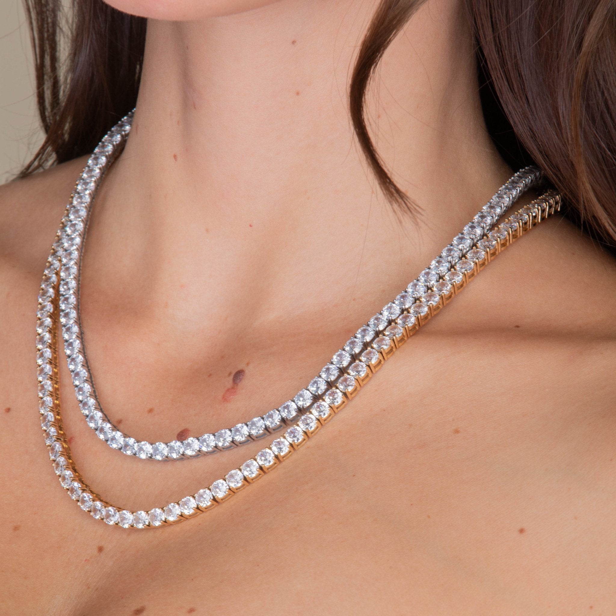 Unisex Statement Tennis Necklace - Camile & Stone