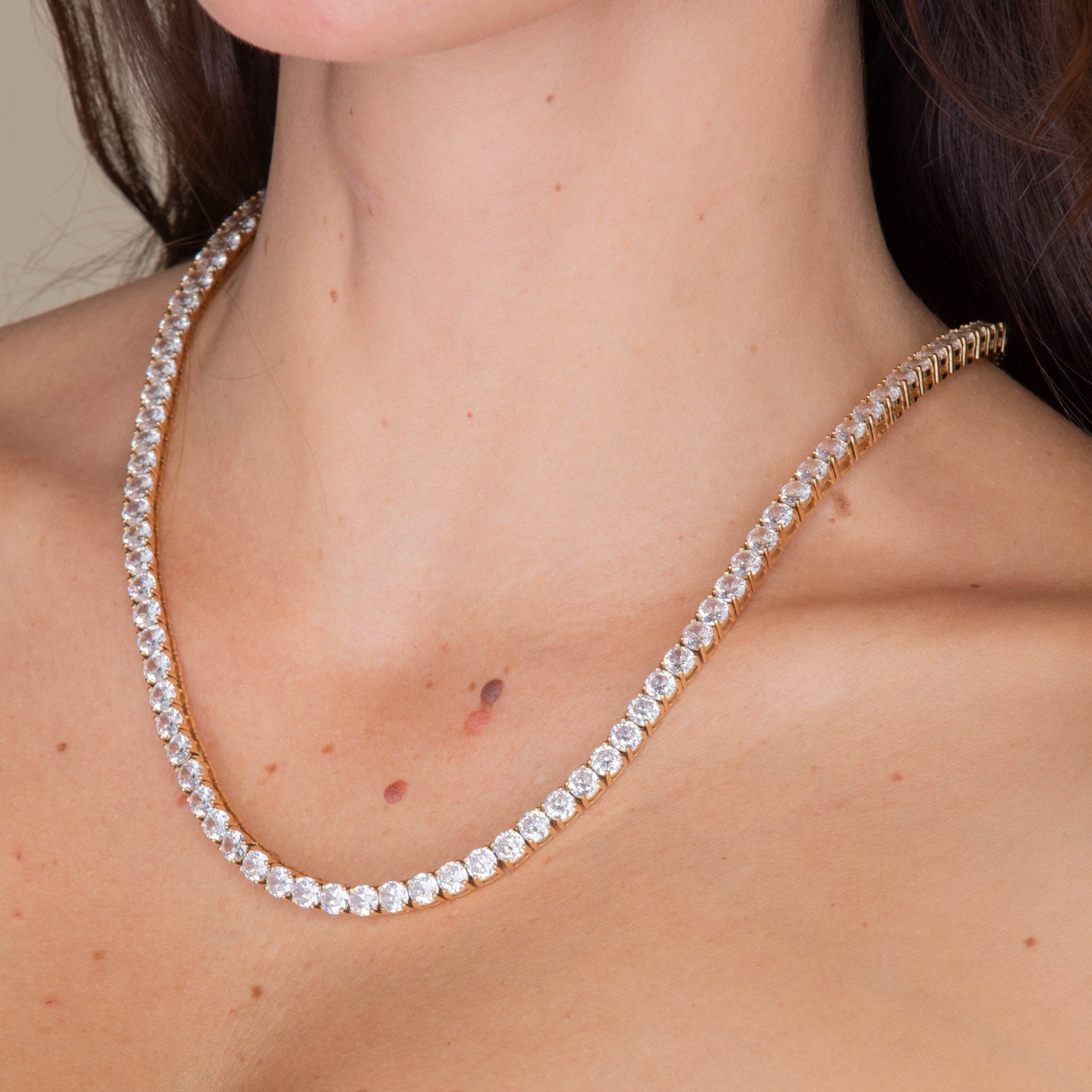 Unisex Statement Tennis Necklace - Camile & Stone