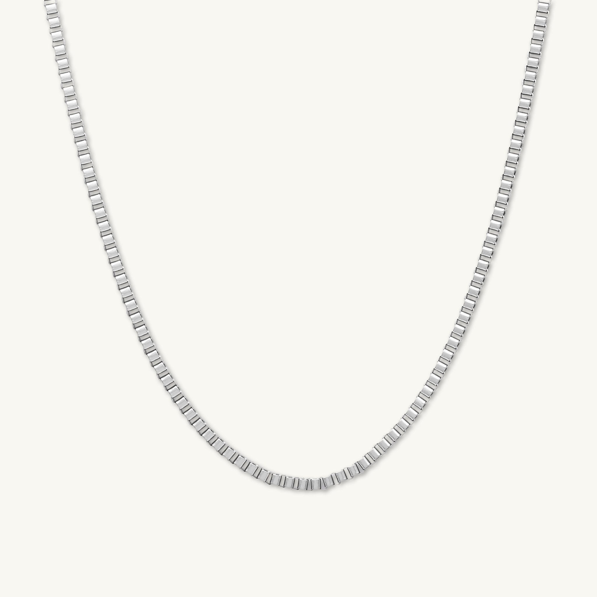 Unisex Thick Box Chain Necklace - Camile & Stone