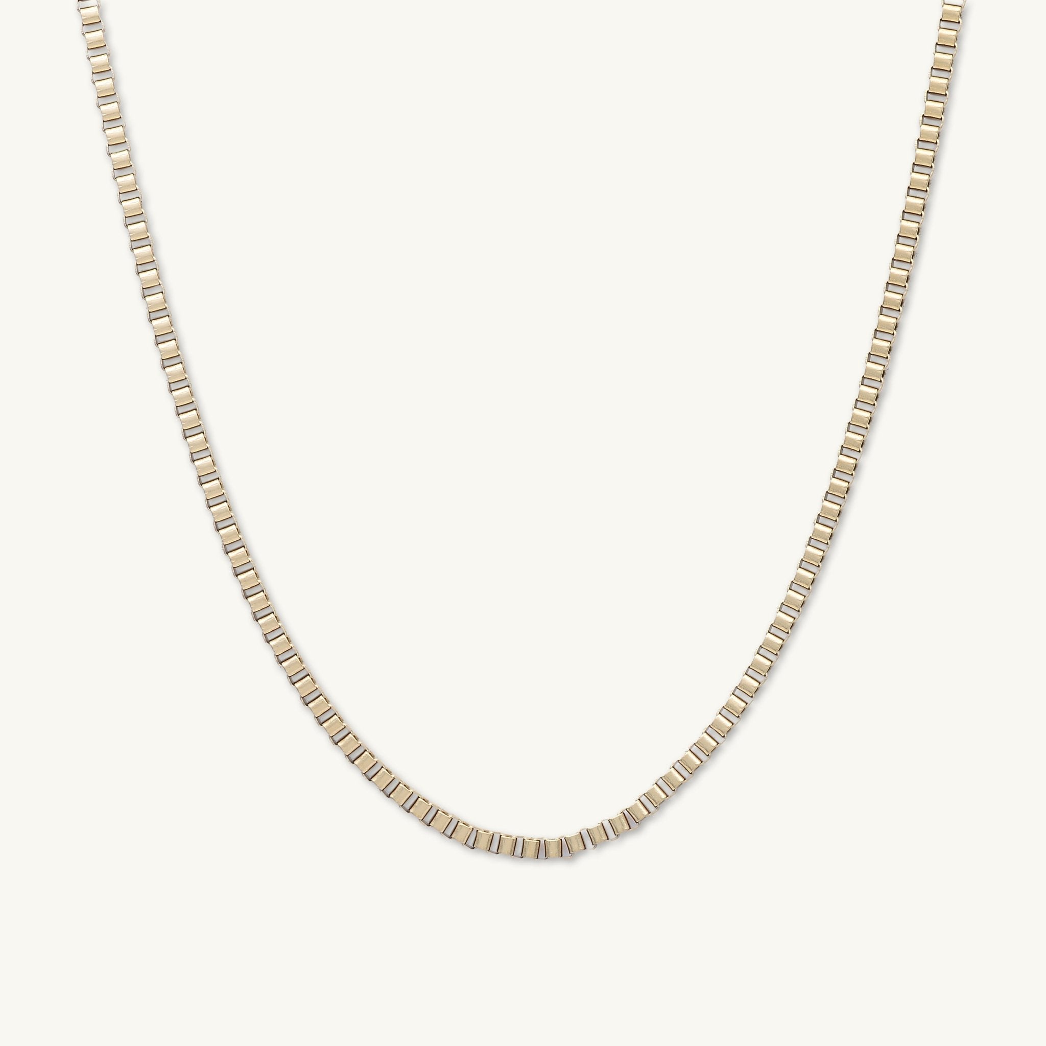 Unisex Thick Box Chain Necklace - Camile & Stone
