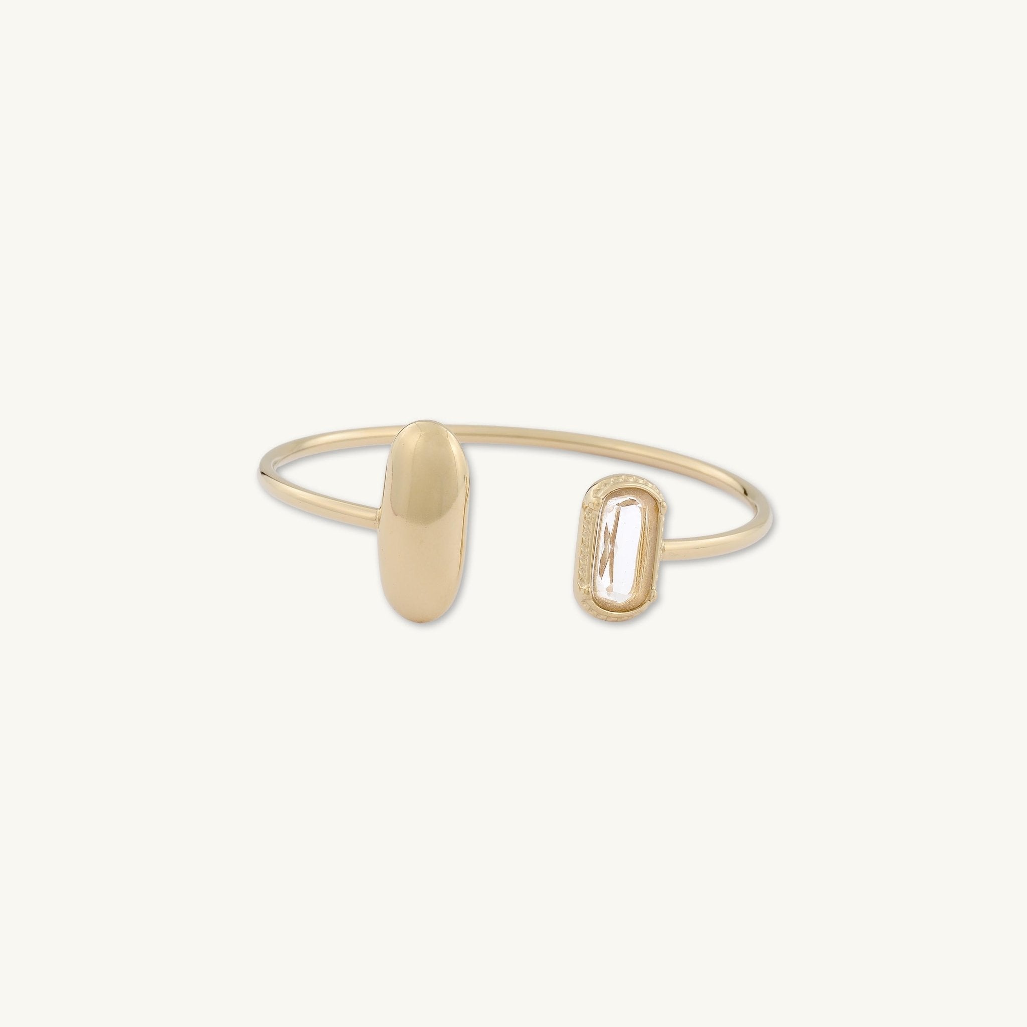 Vanessa Sapphire Open Cuff Bangle - Camile & Stone