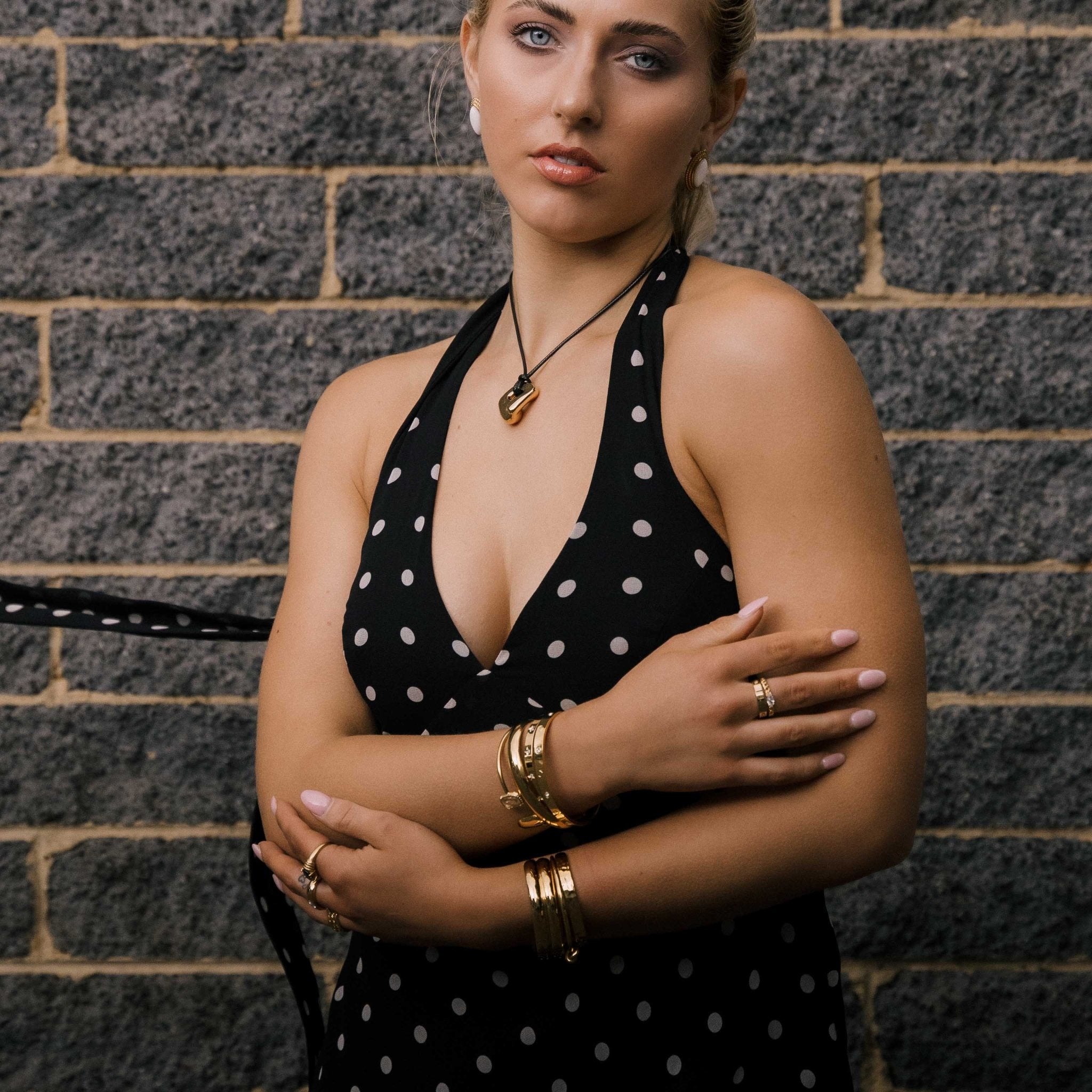 Vanessa Sapphire Open Cuff Bangle - Camile & Stone