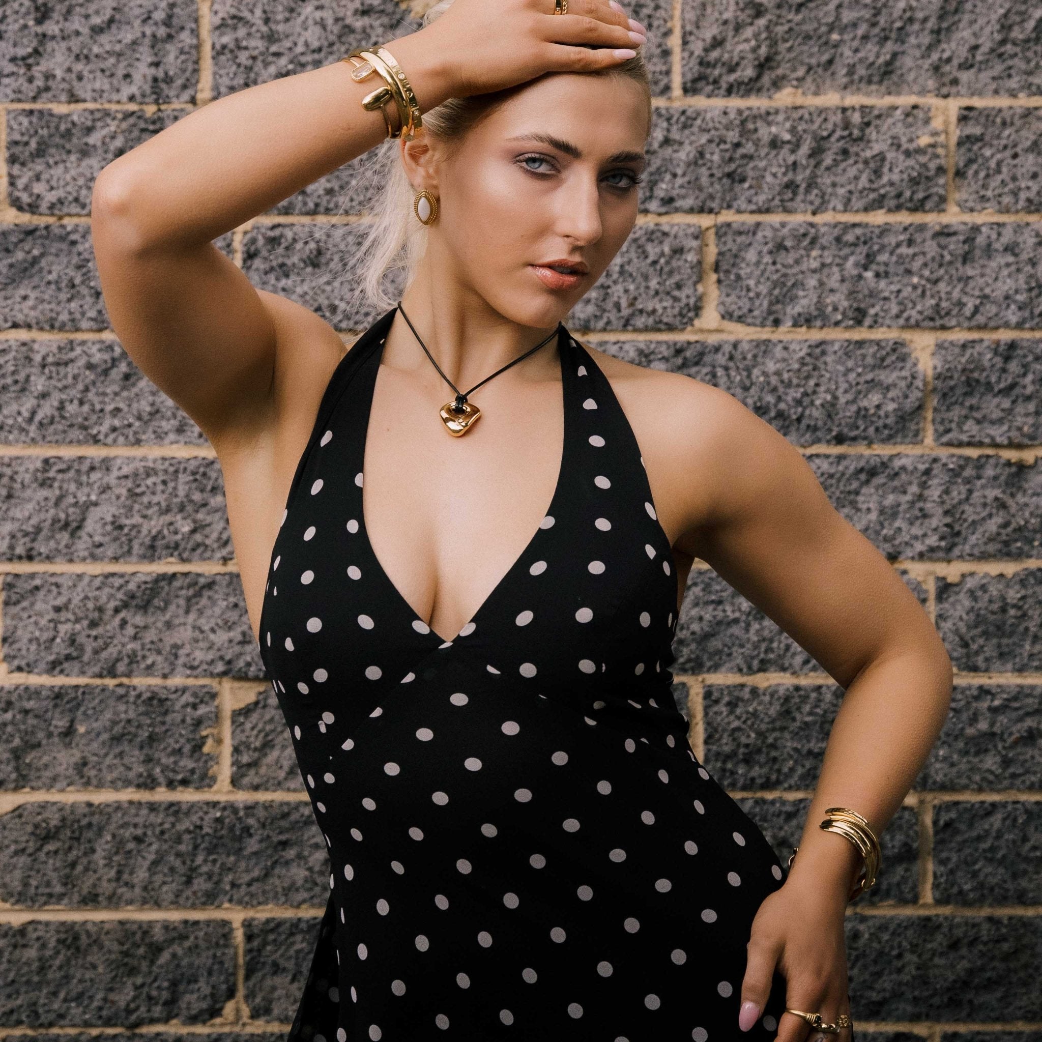 Vanessa Sapphire Open Cuff Bangle - Camile & Stone