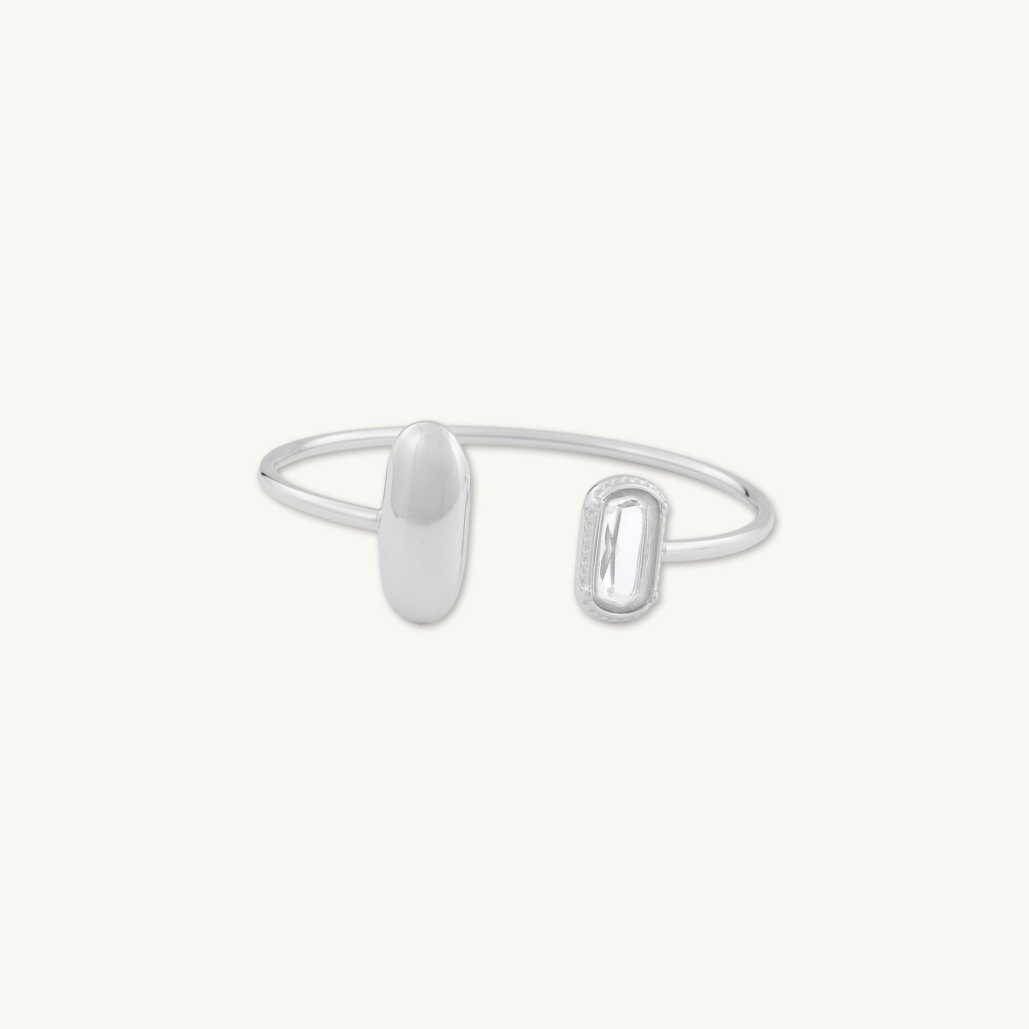 Vanessa Sapphire Open Cuff Bangle - Camile & Stone